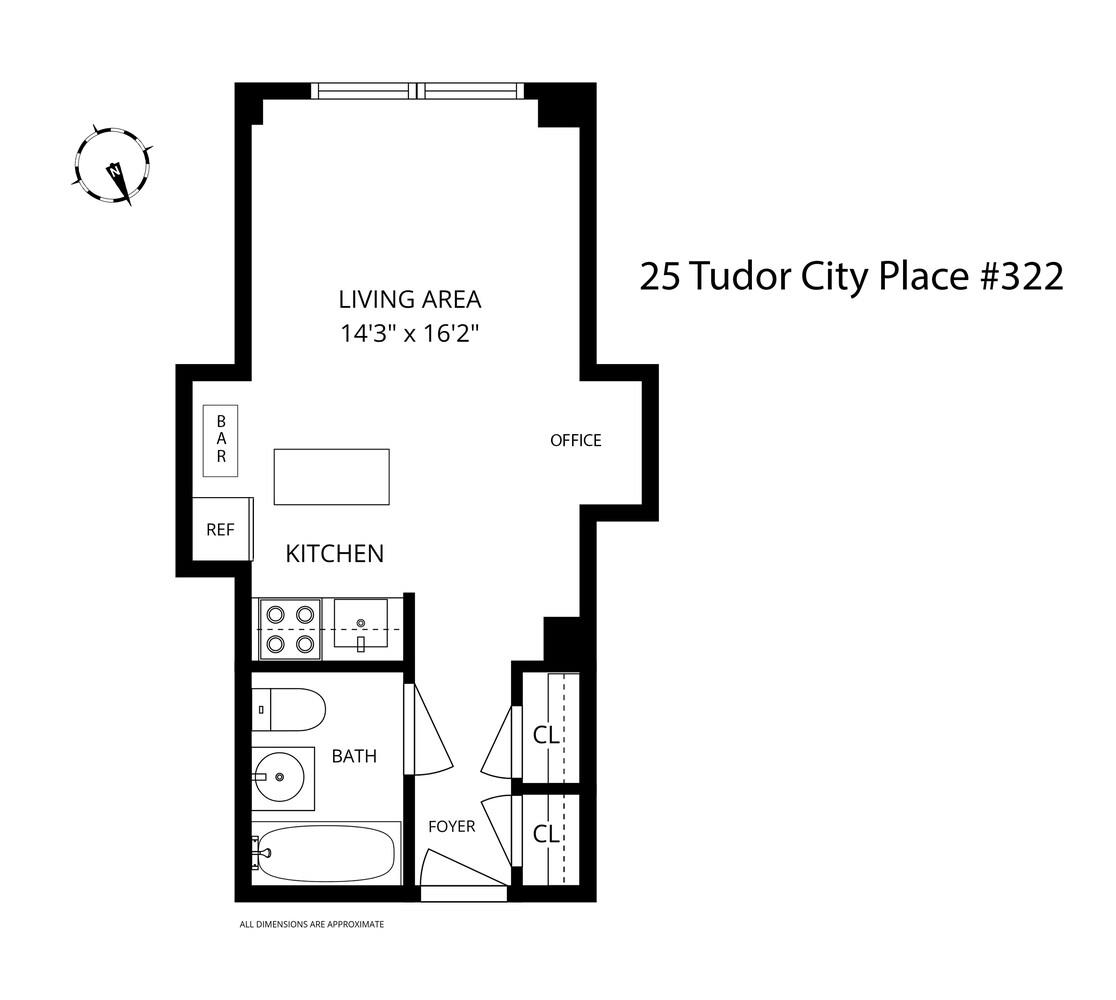 25 TUDOR CITY Place 322