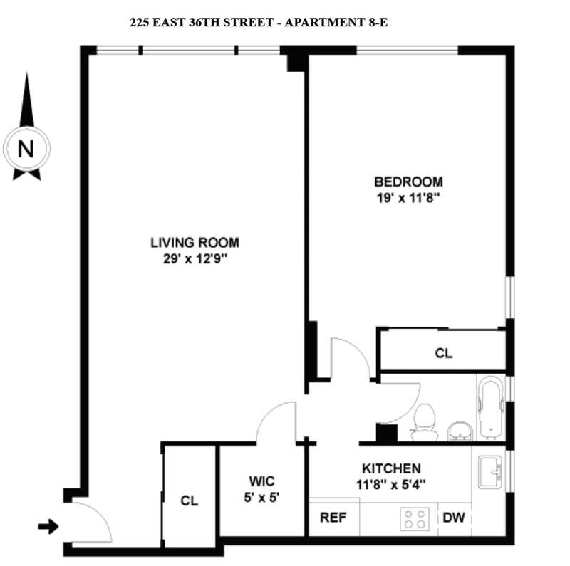 225 East 36th Street Unit: 8E