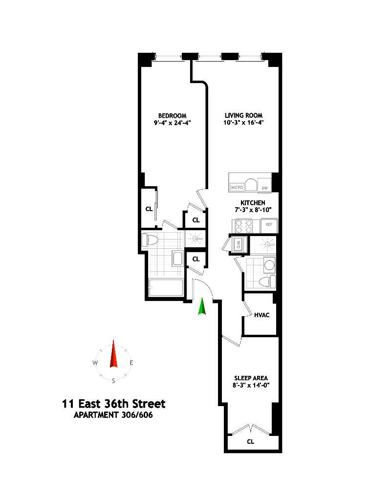 11 East 36th Street Unit: 606