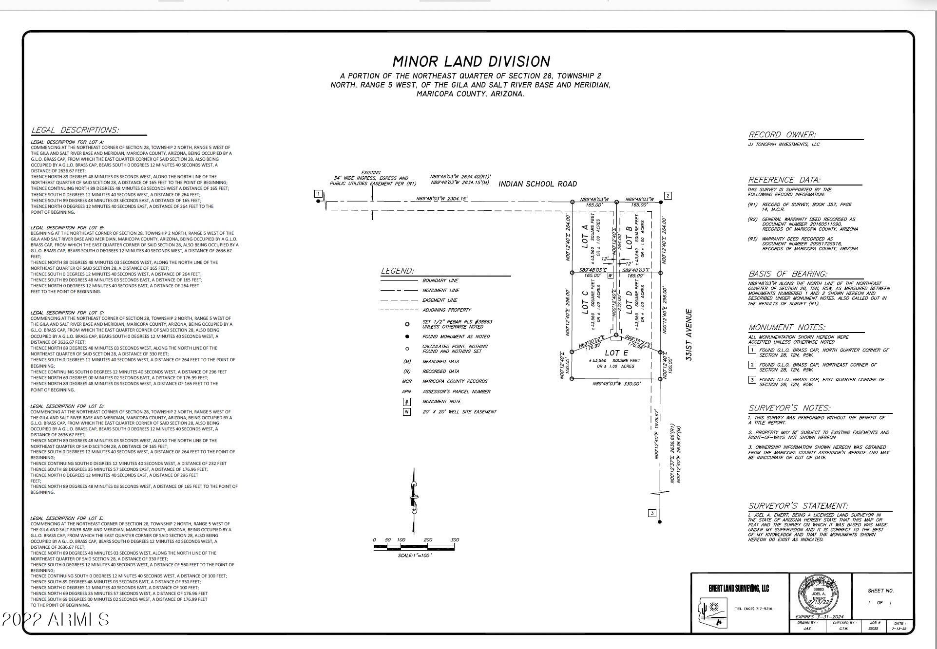 331ST & INDIAN SCHOOL ROAD LOT B --