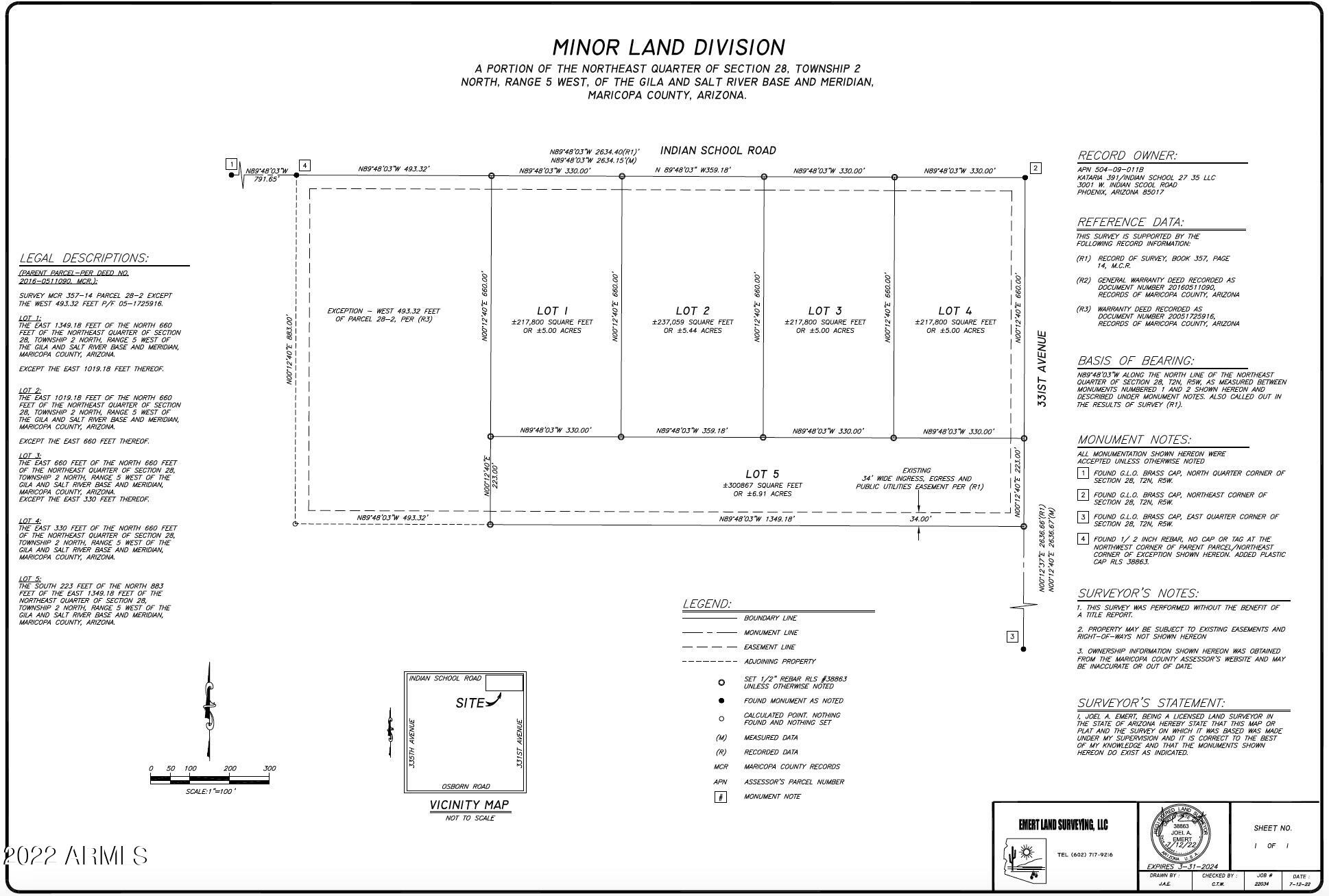 333rd Ave W Indian School Road Lot 5