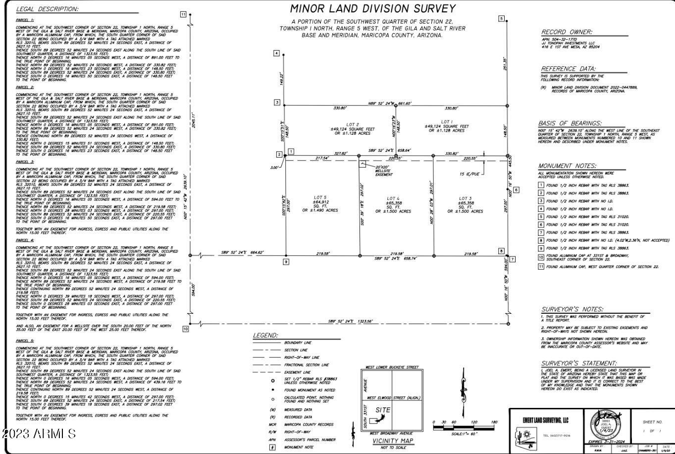 331st Ave & Broadway Ave -- Lot 1