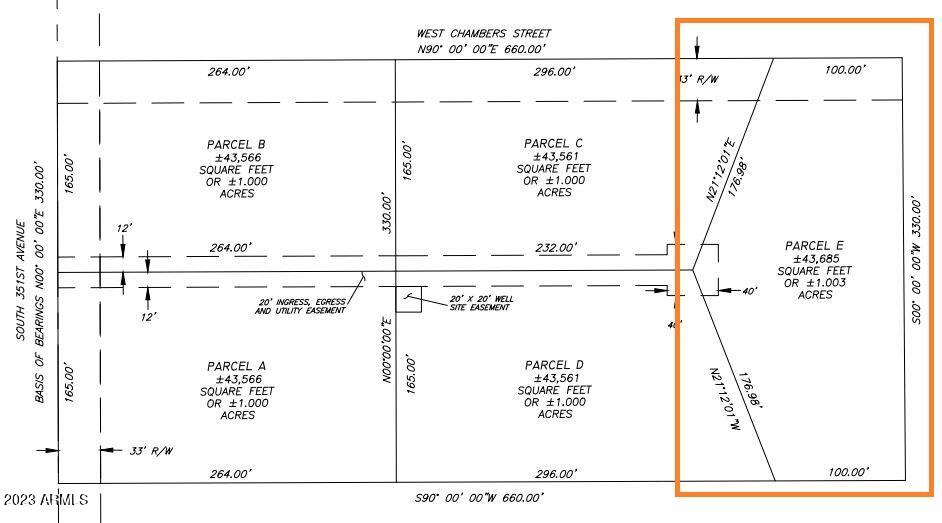 351st N Ave of Salome Highway Unit: Lot E