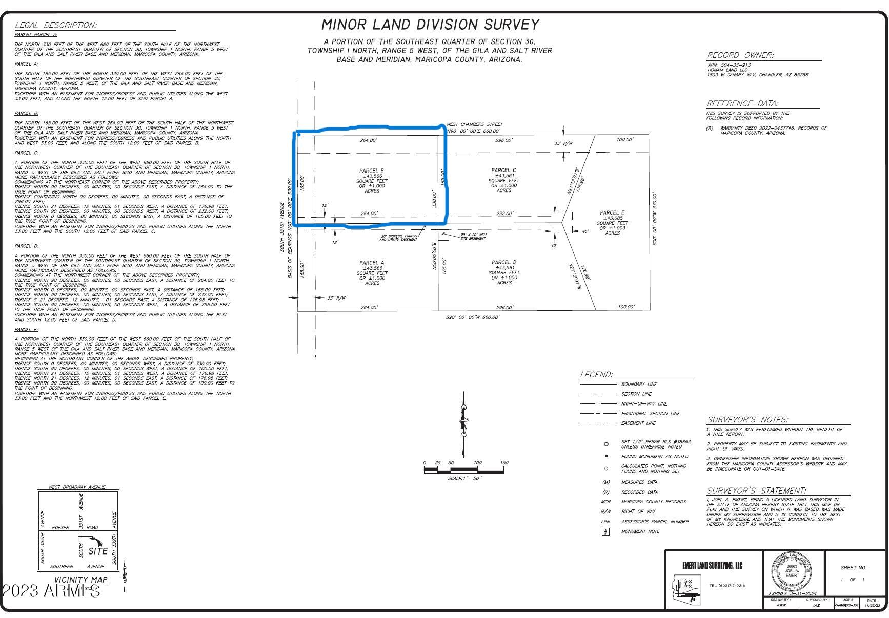 351st Ave N of Salome Highway Lot B
