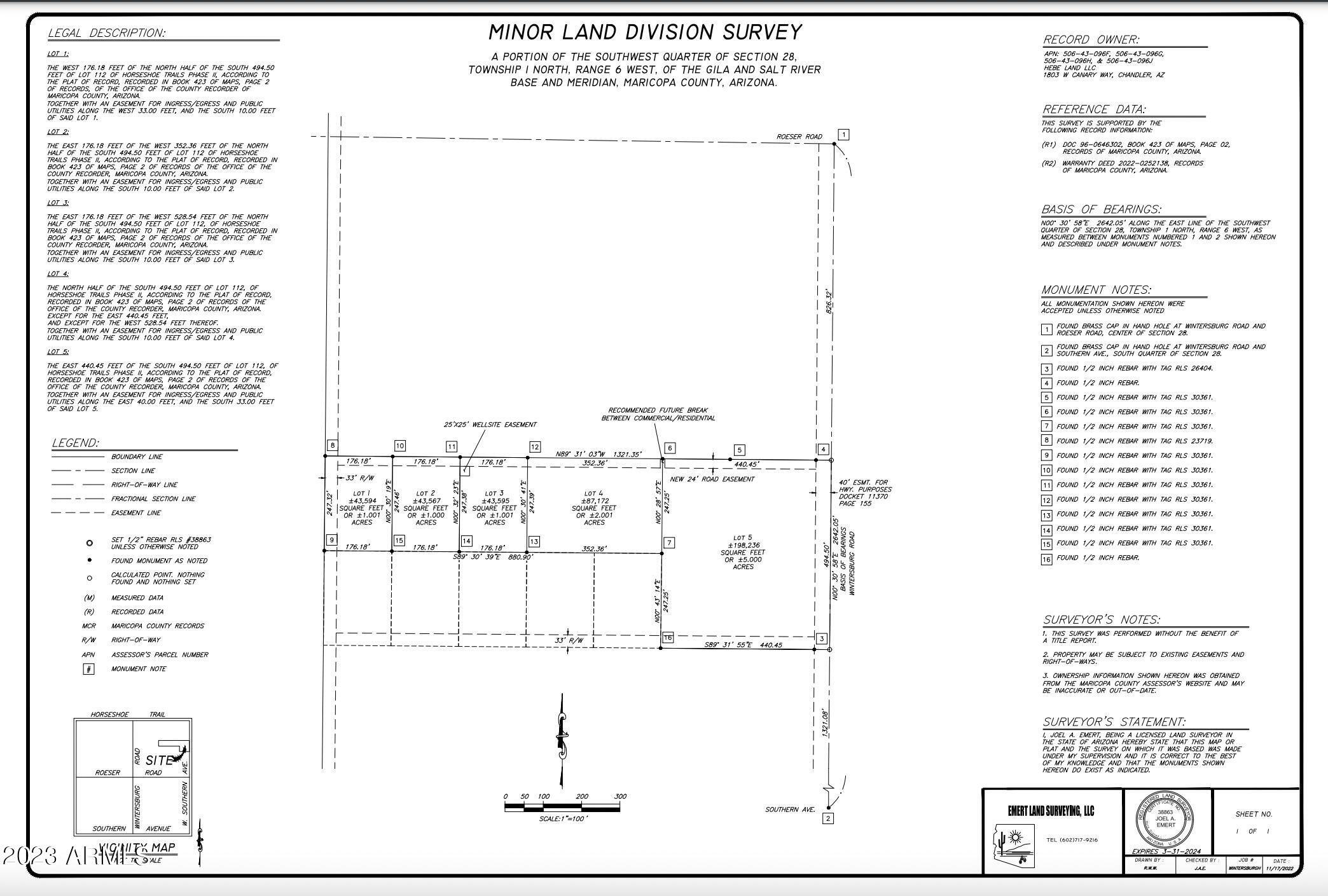 379th Ave S of Roeser -- LOT 1