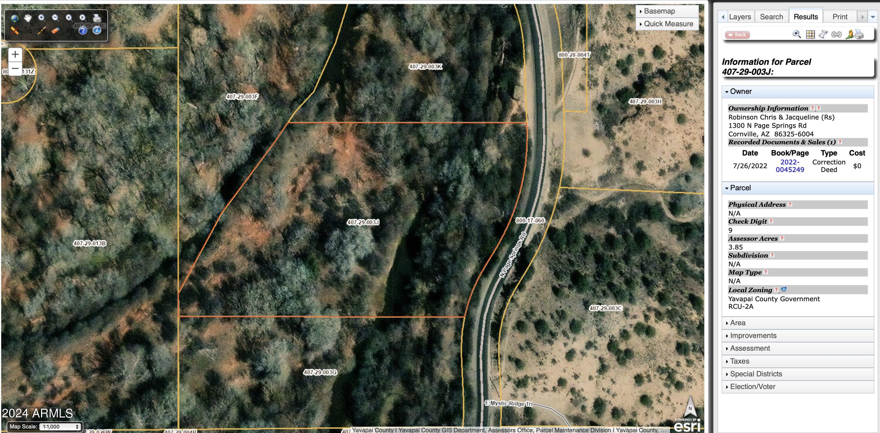 12xx N Page Springs Road Unit: -