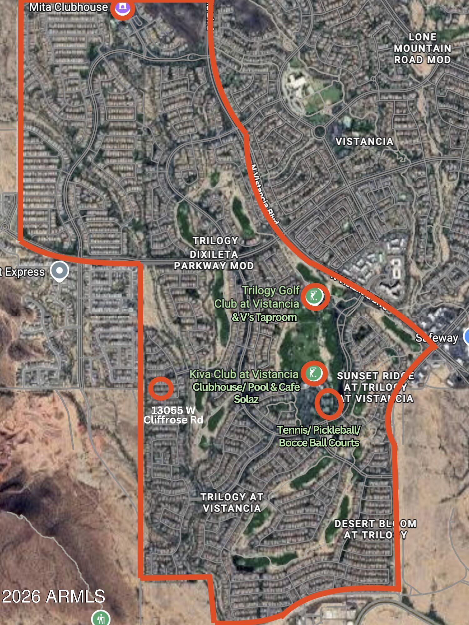 13055 W CLIFFROSE Road