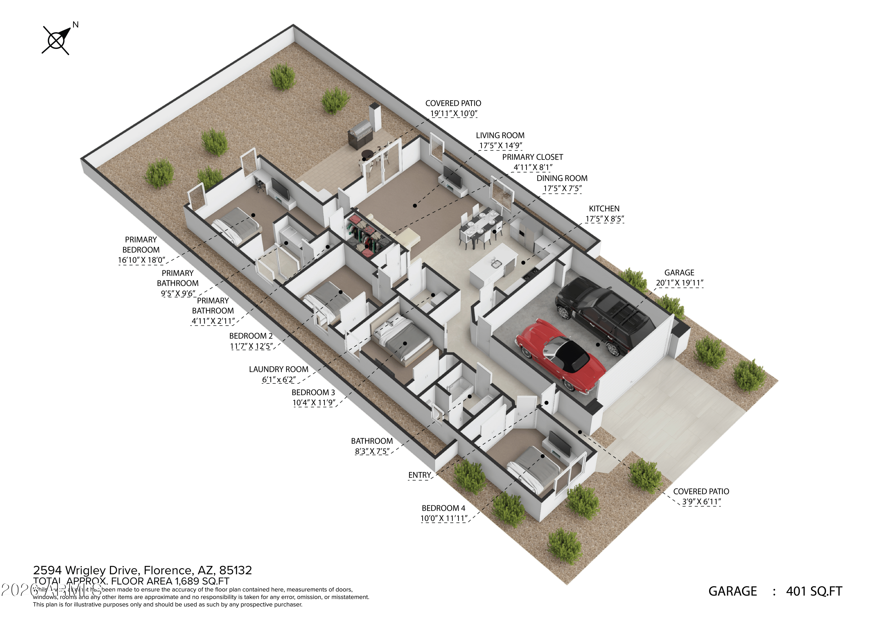 2594 N WRIGLEY Drive