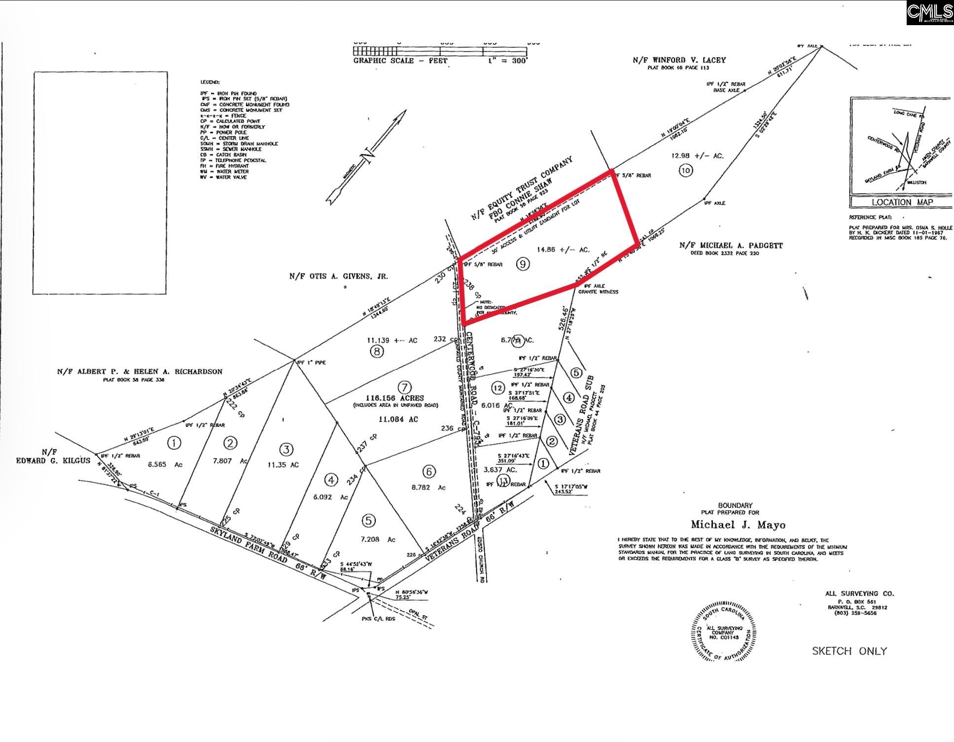 0 Centerwood Rd. (R&R Farms Lot 9) Unit: 9