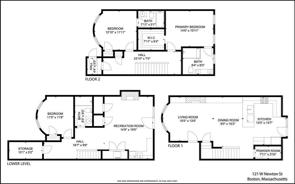 121 West Newton St. # 1