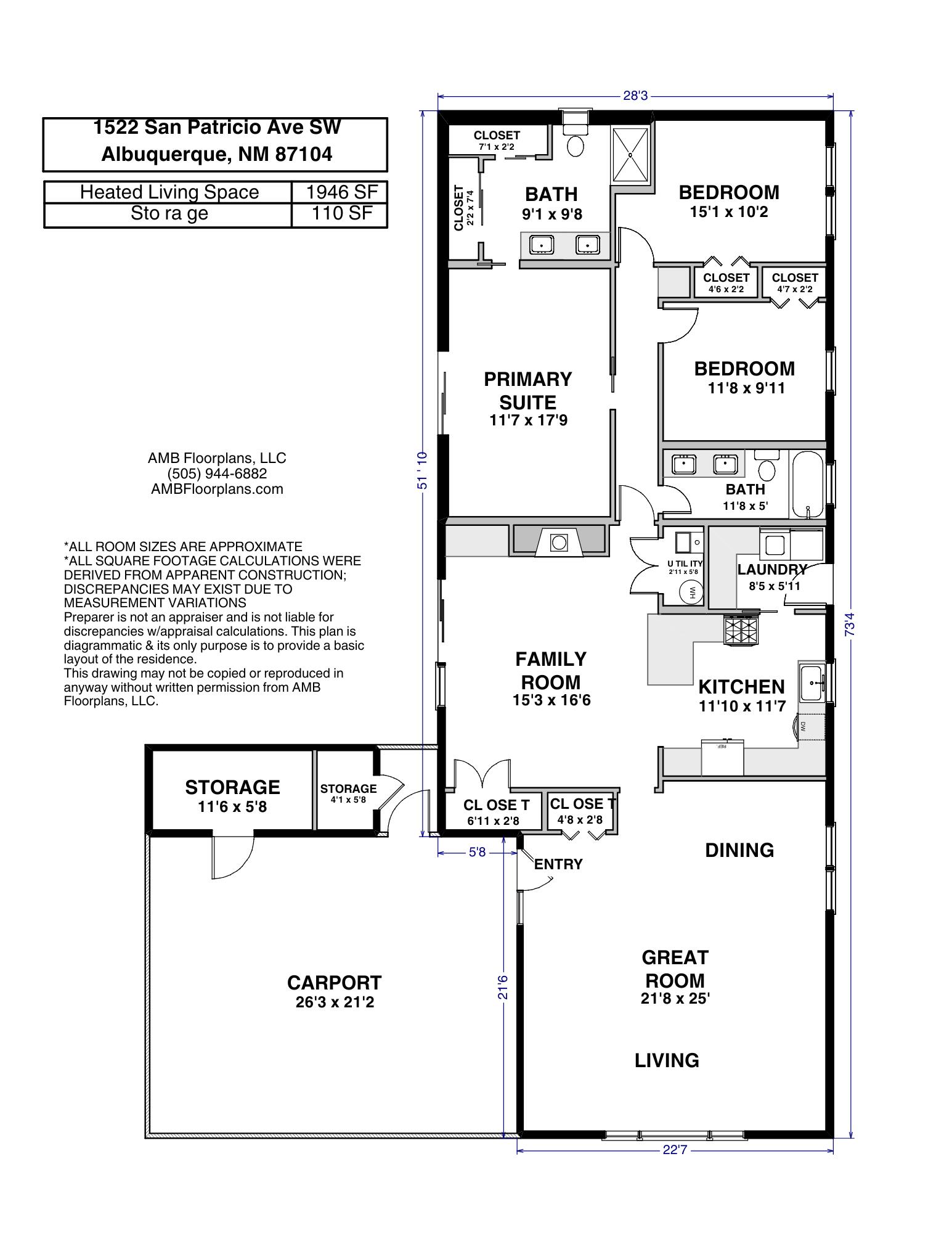 1522 San Patricio Avenue SW