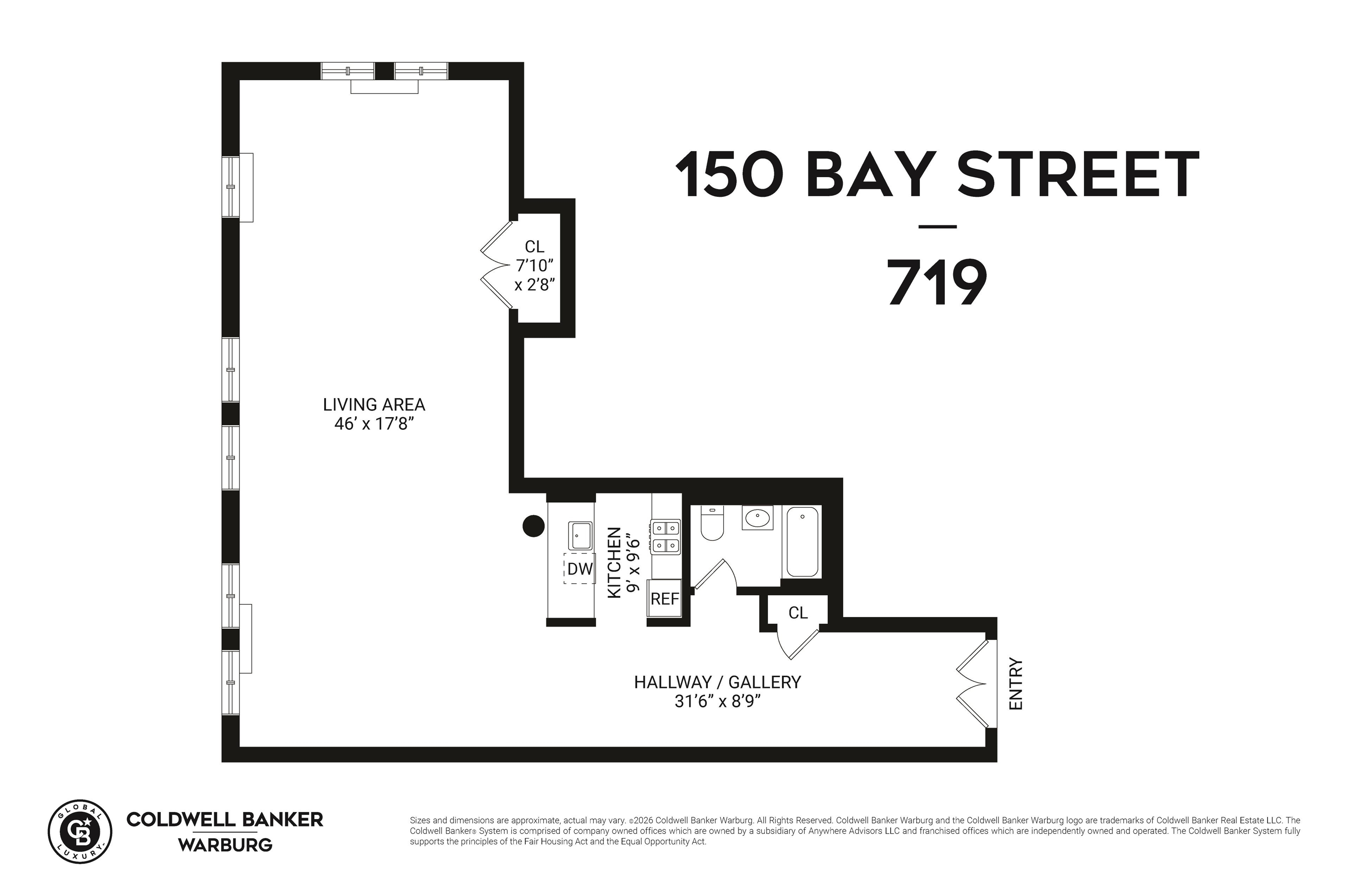 150 BAY ST Unit: 719