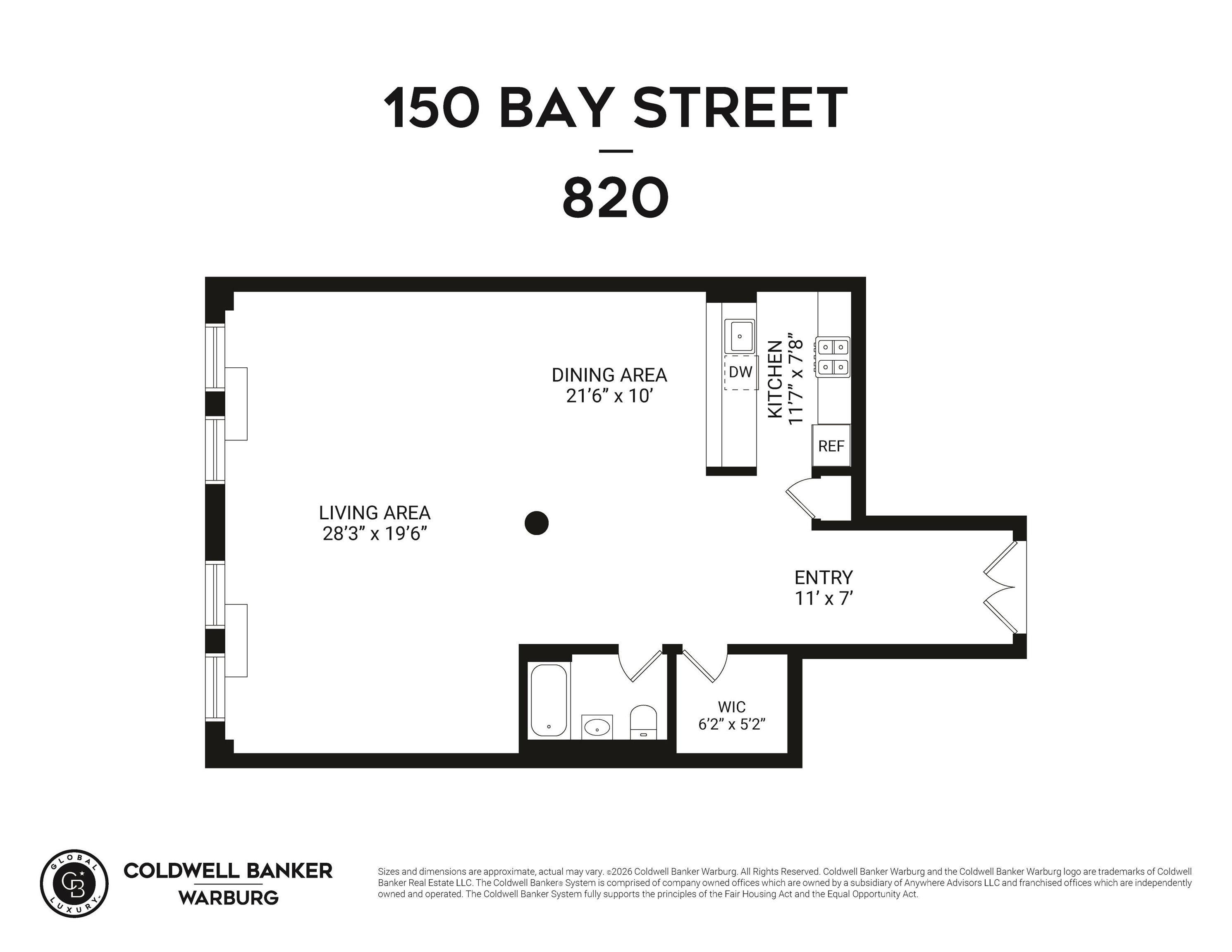 150 BAY ST Unit: 820