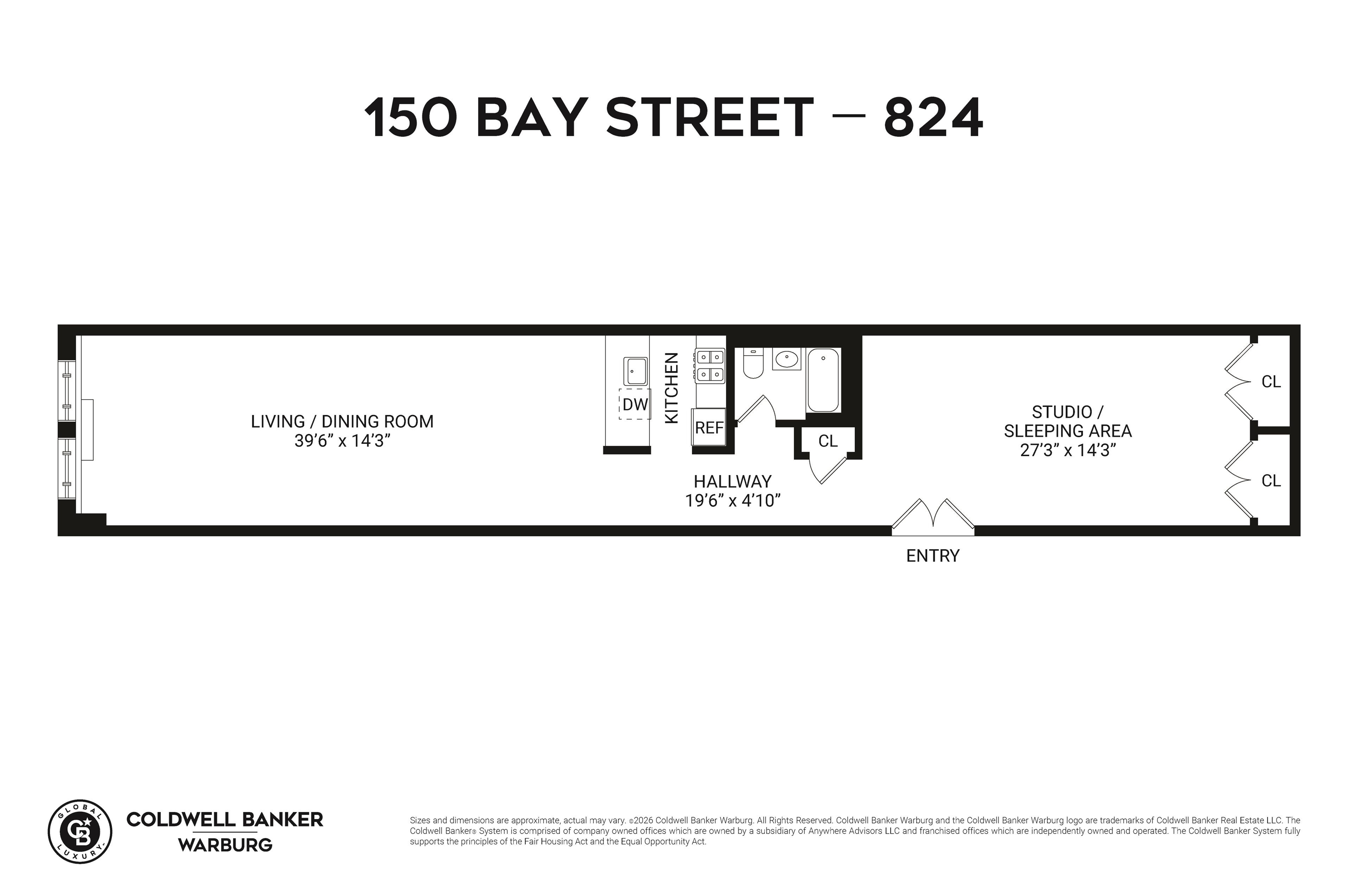 150 BAY ST Unit: 824