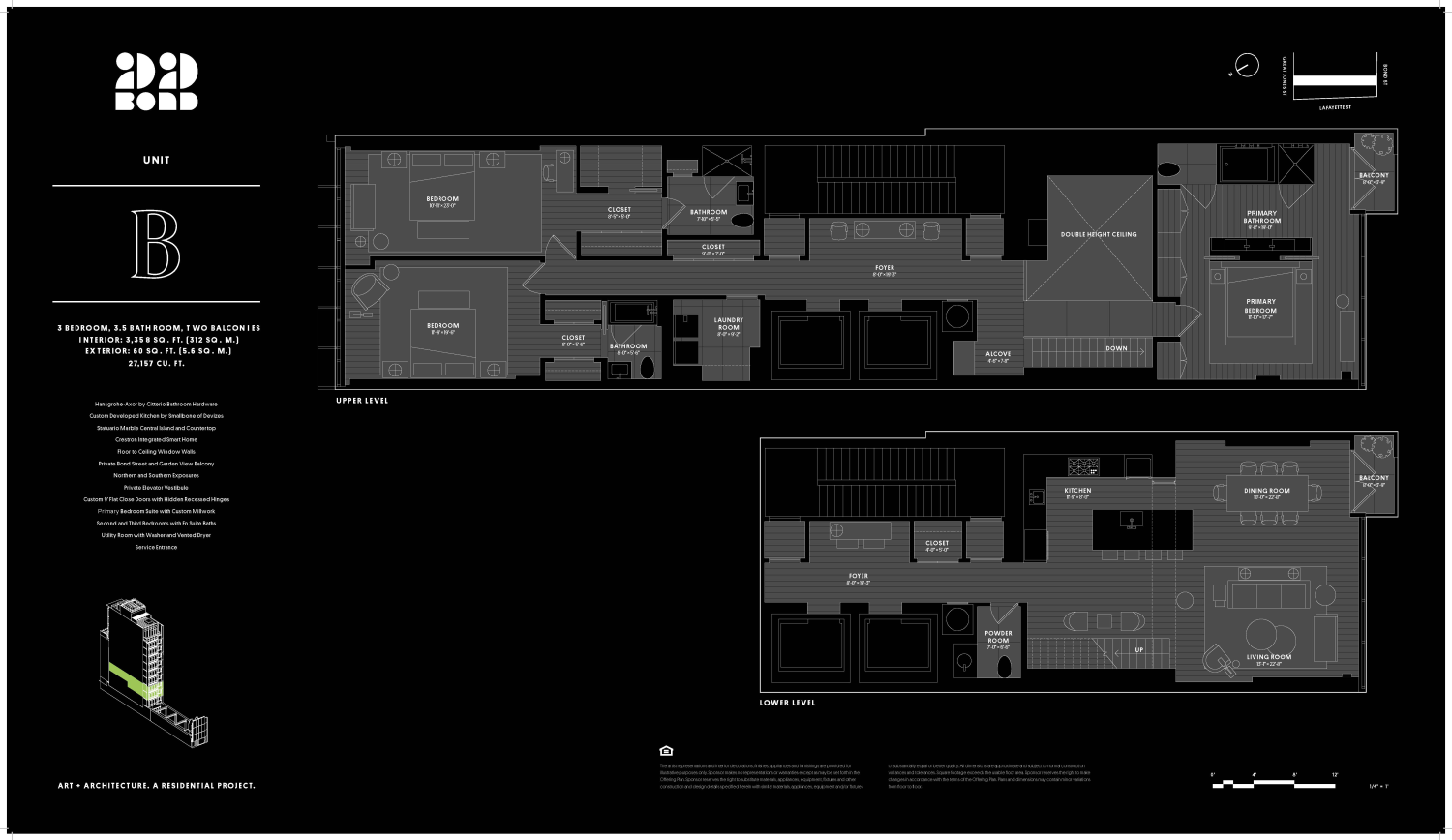 22 BOND Street 3/4