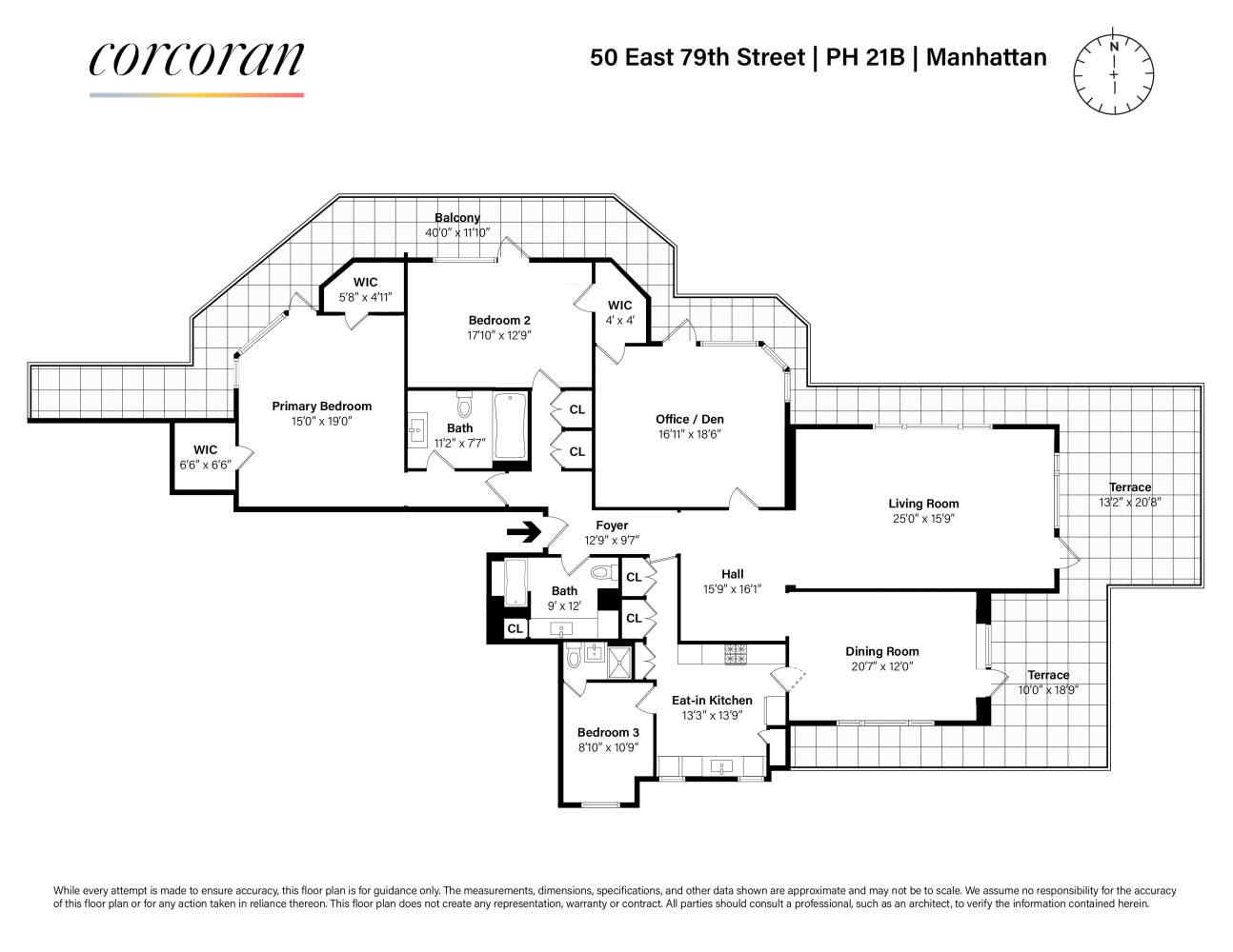 50 E 79TH Street PH21B