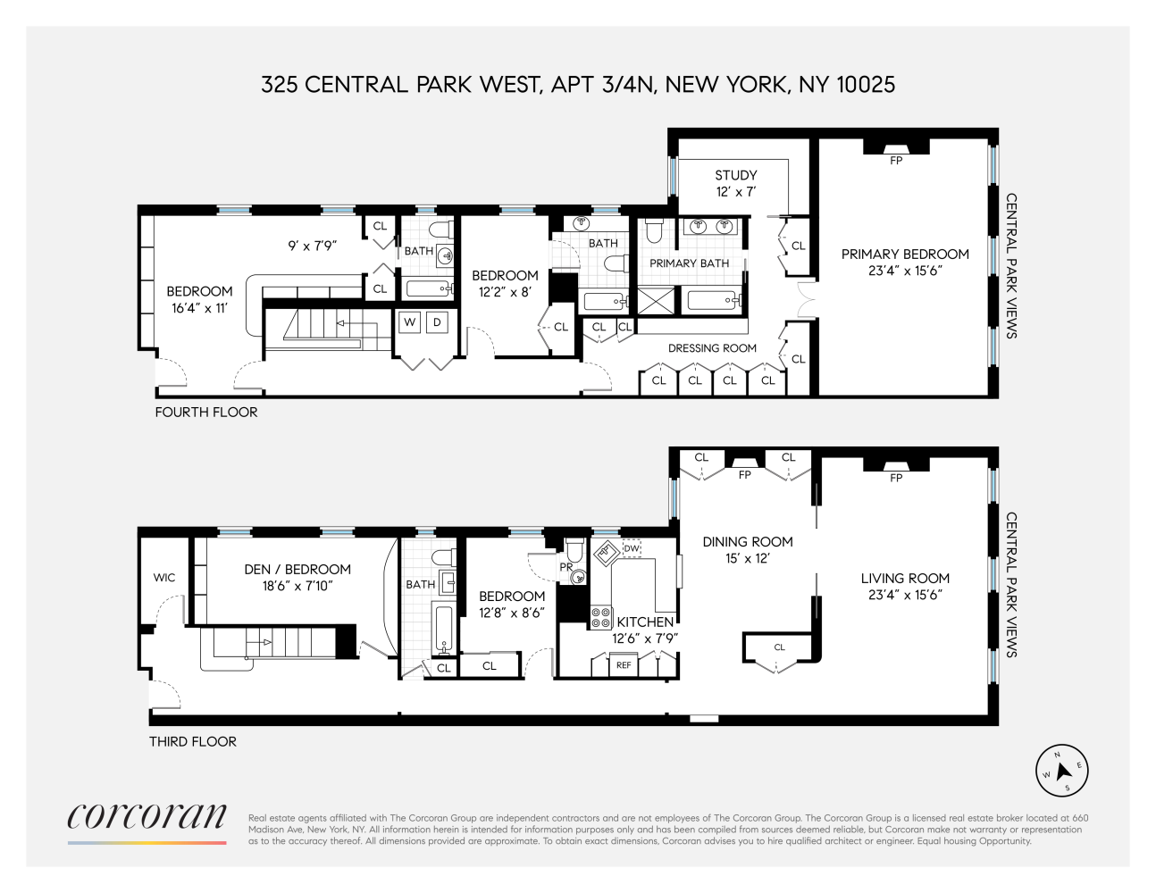 325 CENTRAL Park W 3N/4N