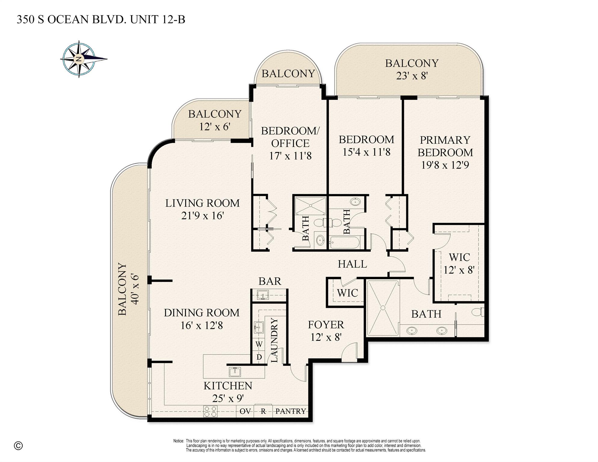 350 S Ocean Boulevard 12b