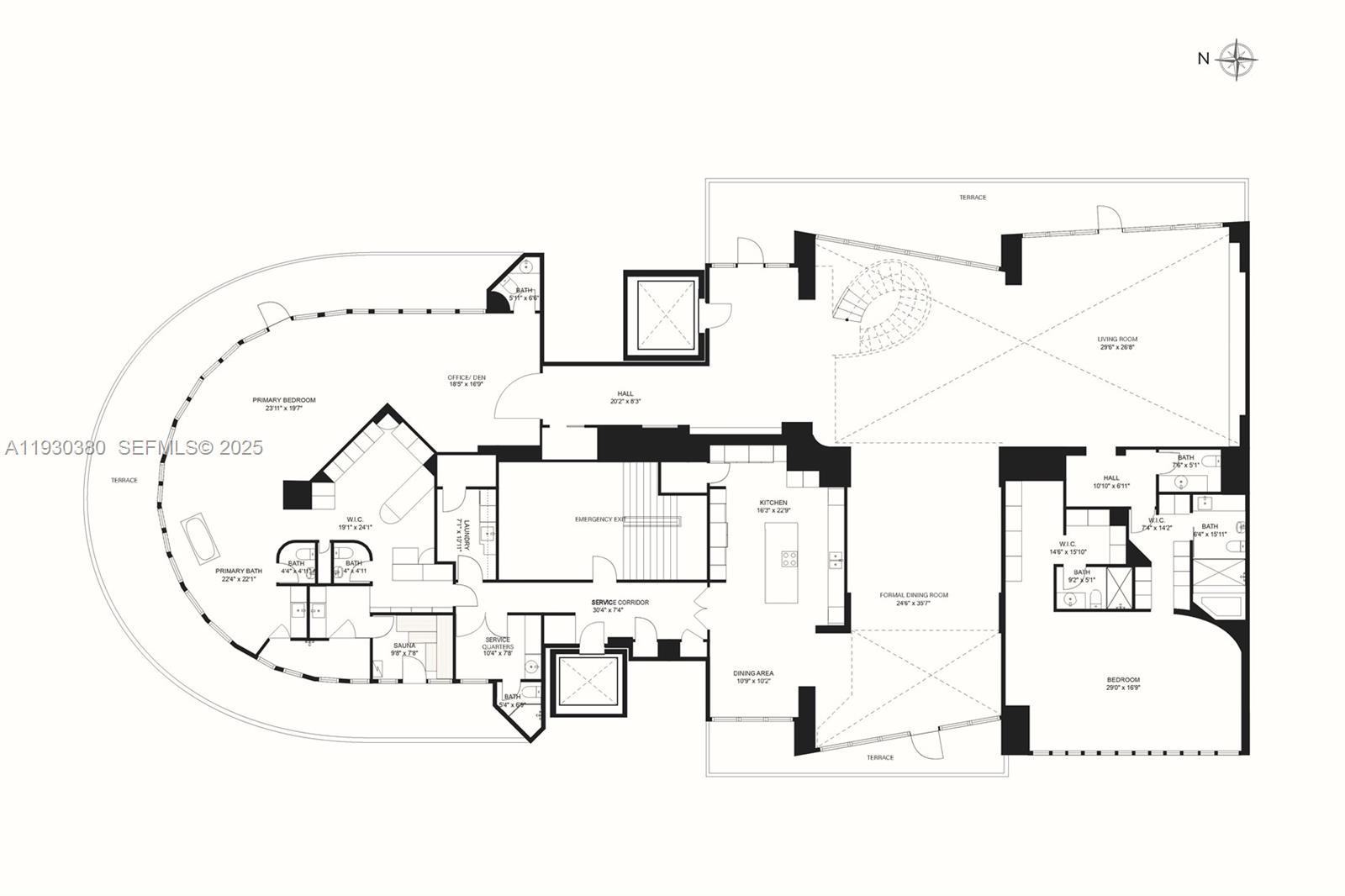 1643 Brickell Ave Unit: PH 4901 + Dock