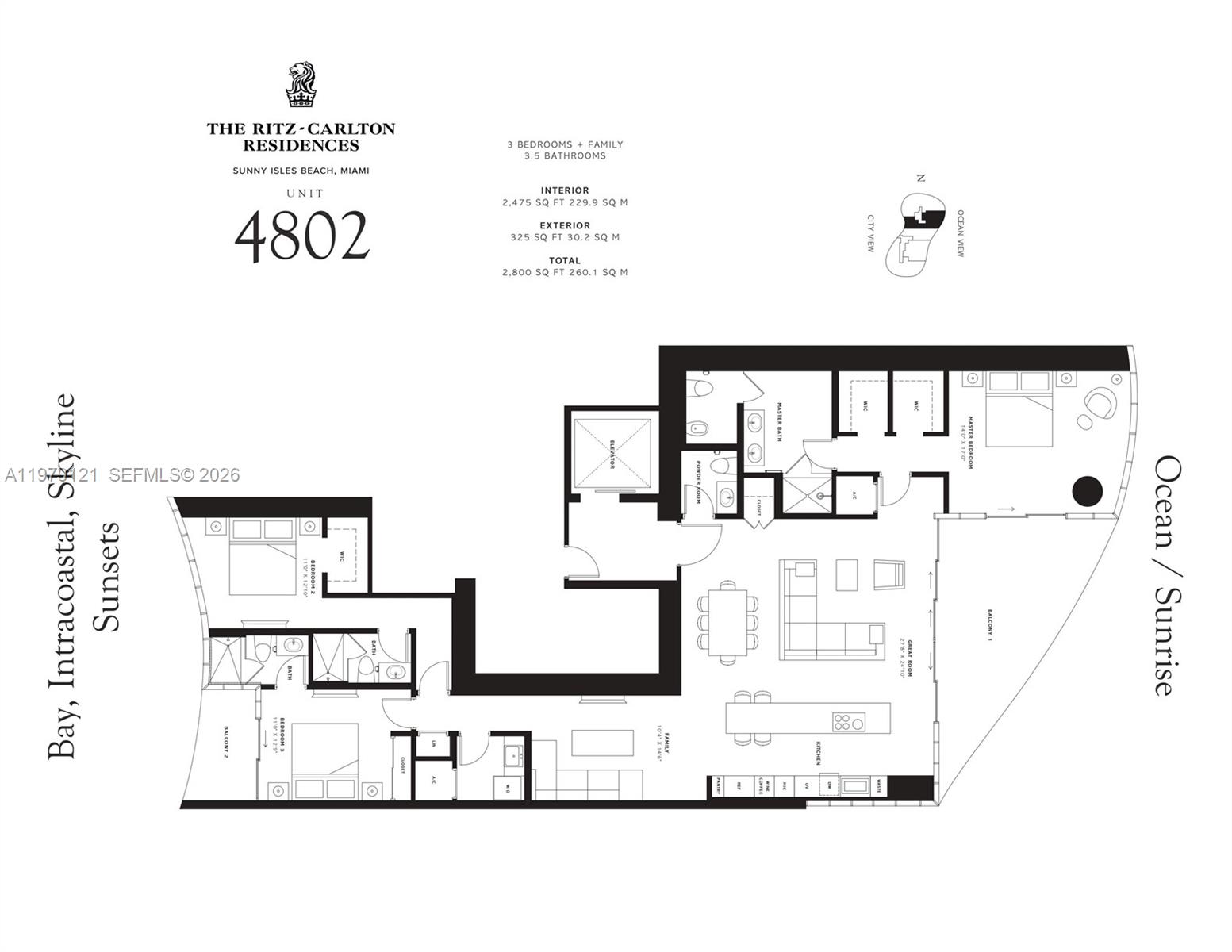 15701 Collins Ave # 4802