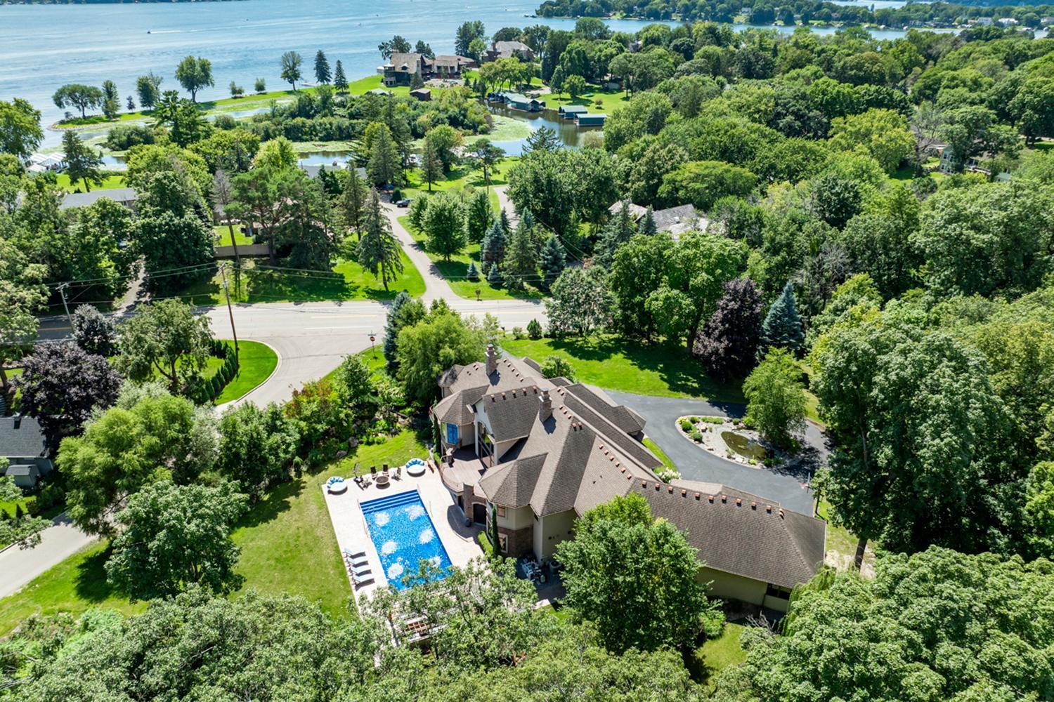 Architecturally Significant, Resort Style, 1.4 Acre Estate on Lake Minnetonka