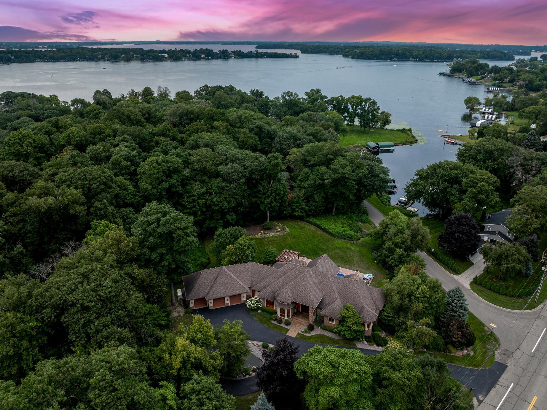 Architecturally Significant, Resort Style, 1.4 Acre Estate on Lake Minnetonka