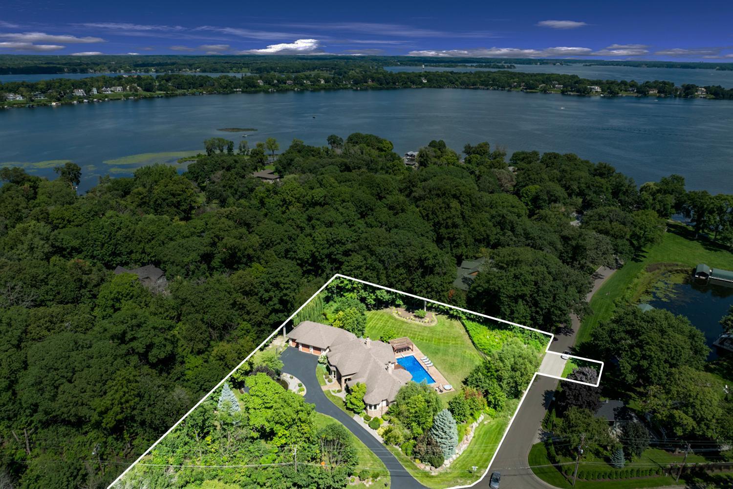 Architecturally Significant, Resort Style, 1.4 Acre Estate on Lake Minnetonka