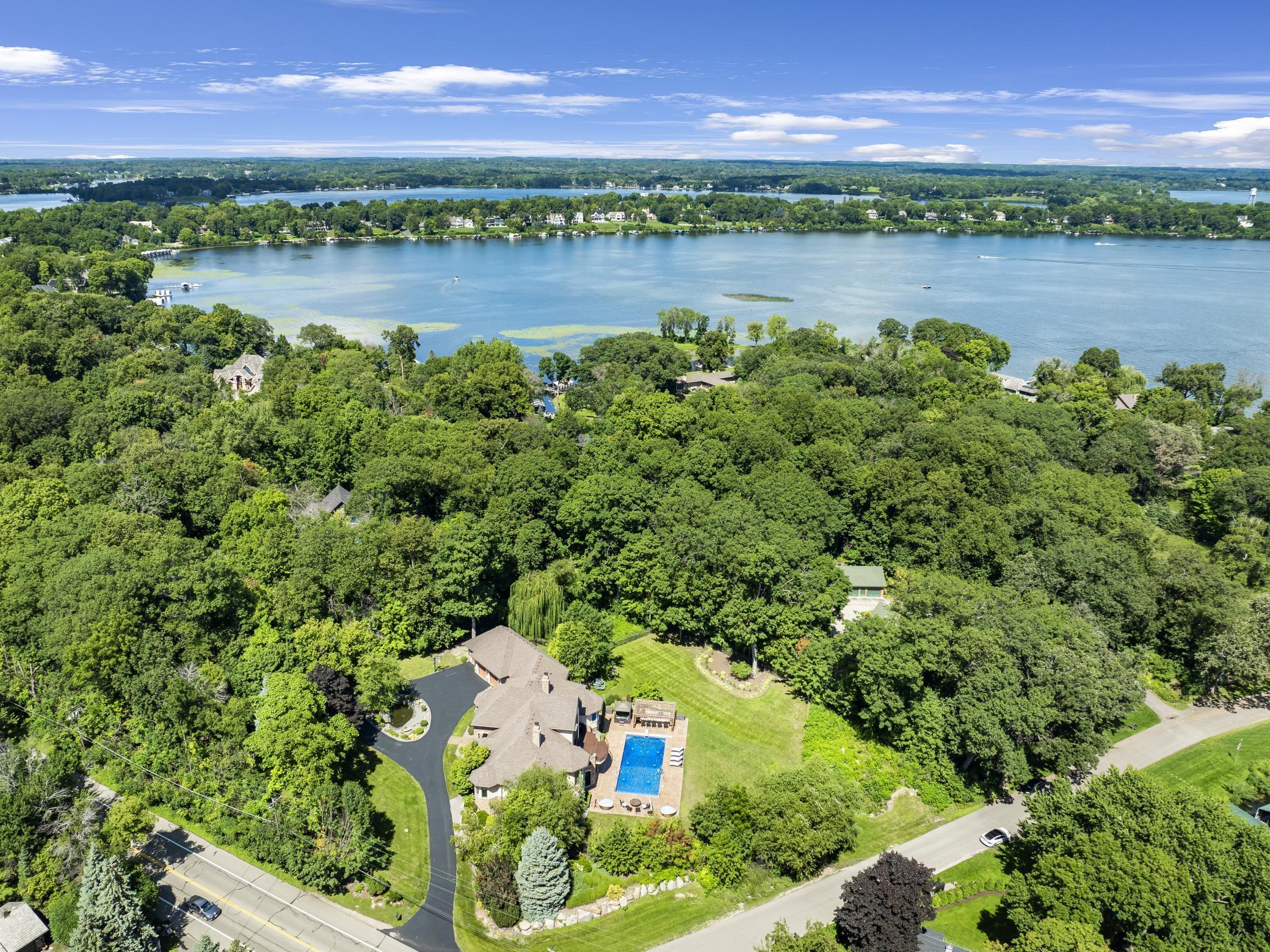 Architecturally Significant, Resort Style, 1.4 Acre Estate on Lake Minnetonka