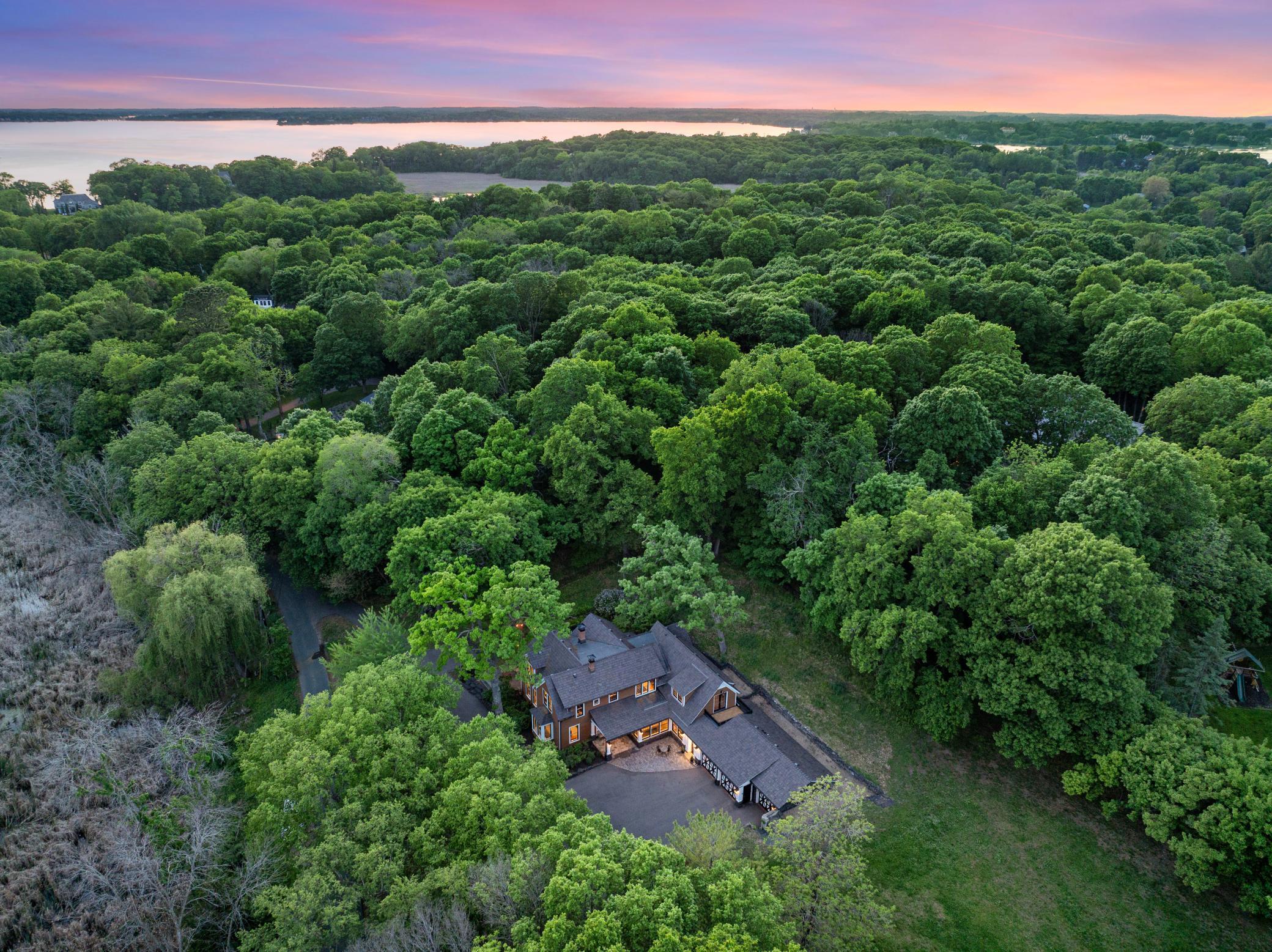1920's charm meets 2020's luxury at this private Woodland estate
