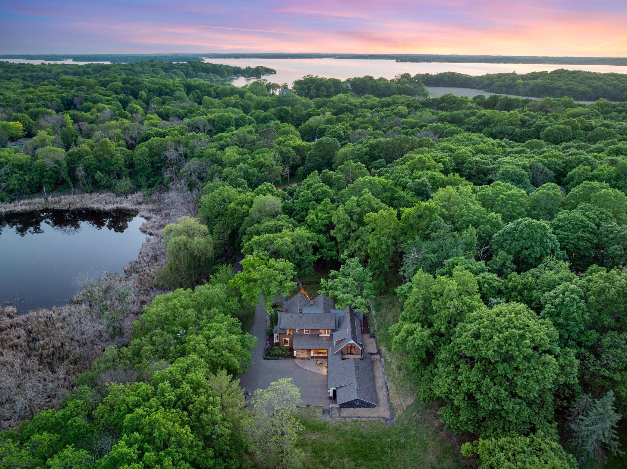 1920's charm meets 2020's luxury at this private Woodland estate