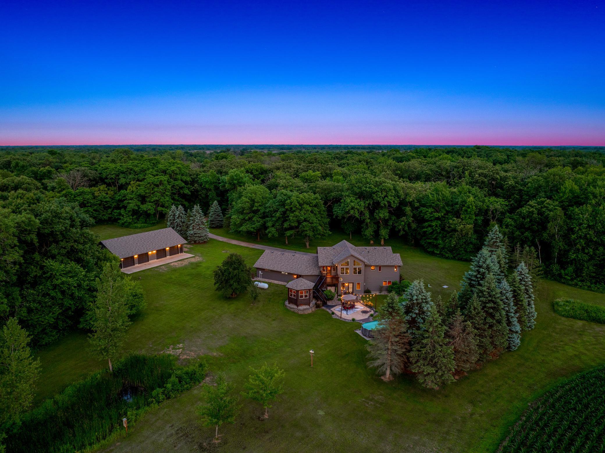 Secluded, 20‑Acre Estate with Room to Roam, Farm, Play, Hunt, and Entertain