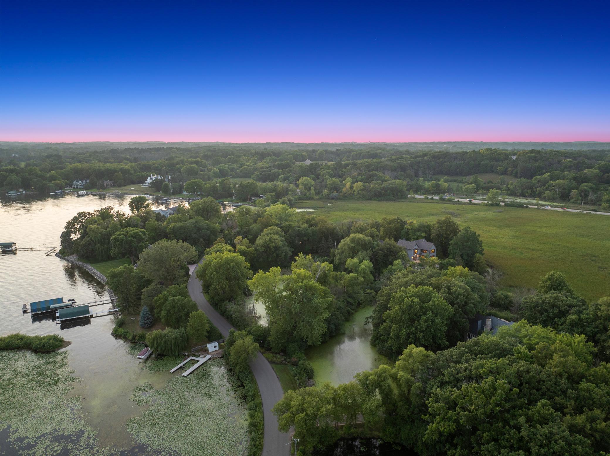 360 Degrees of Privacy on Ferndale With Deeded Access to Lake Minnetonka