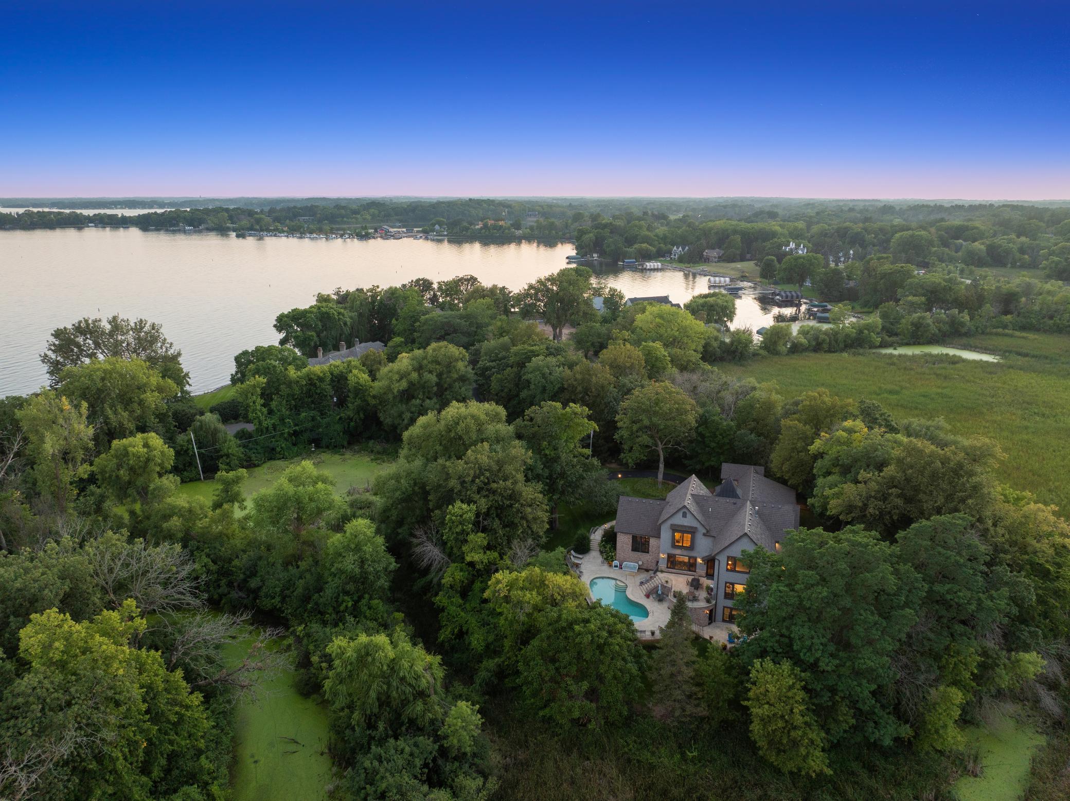 360 Degrees of Privacy on Ferndale With Deeded Access to Lake Minnetonka