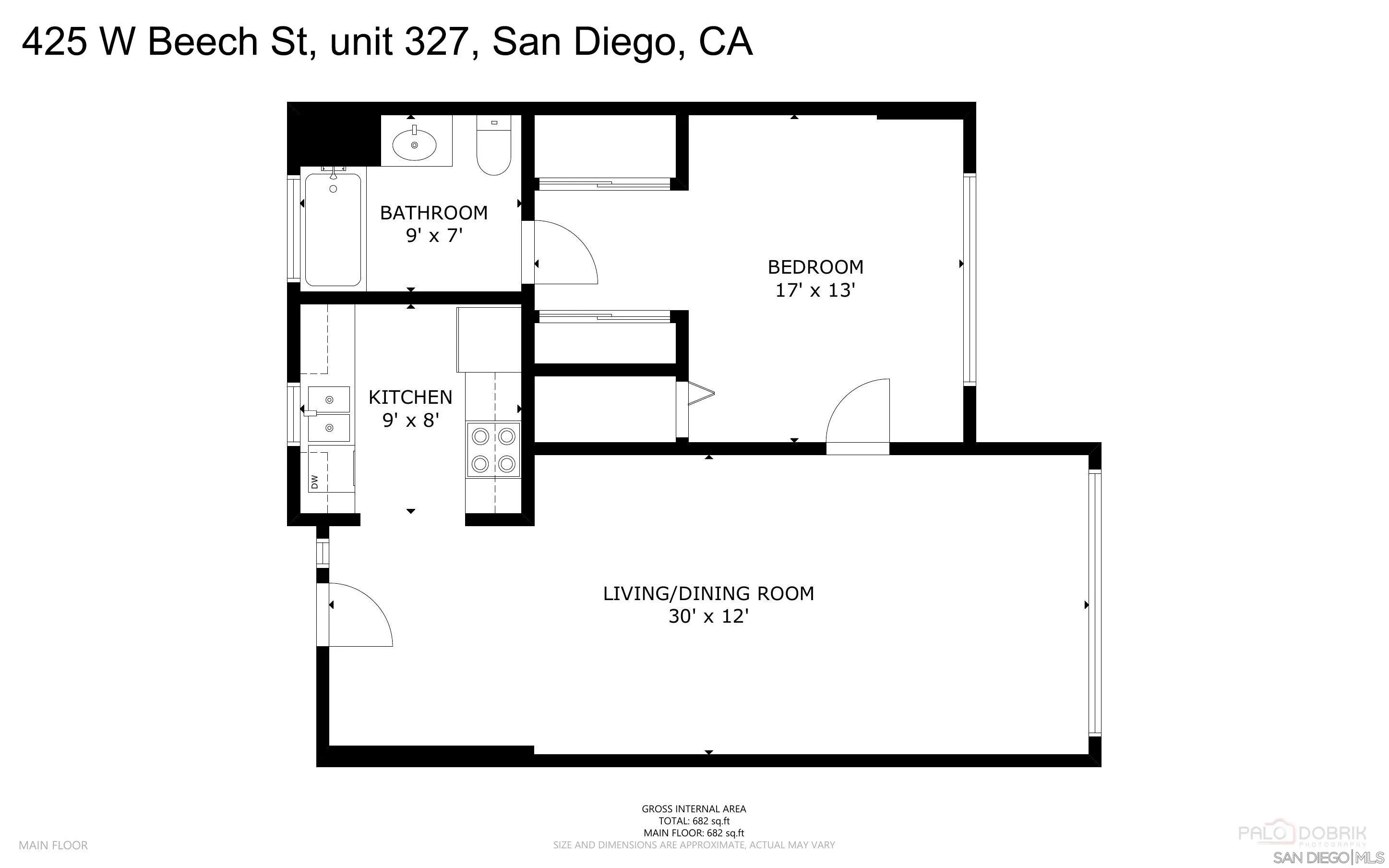 425 W Beech Street Unit 327
