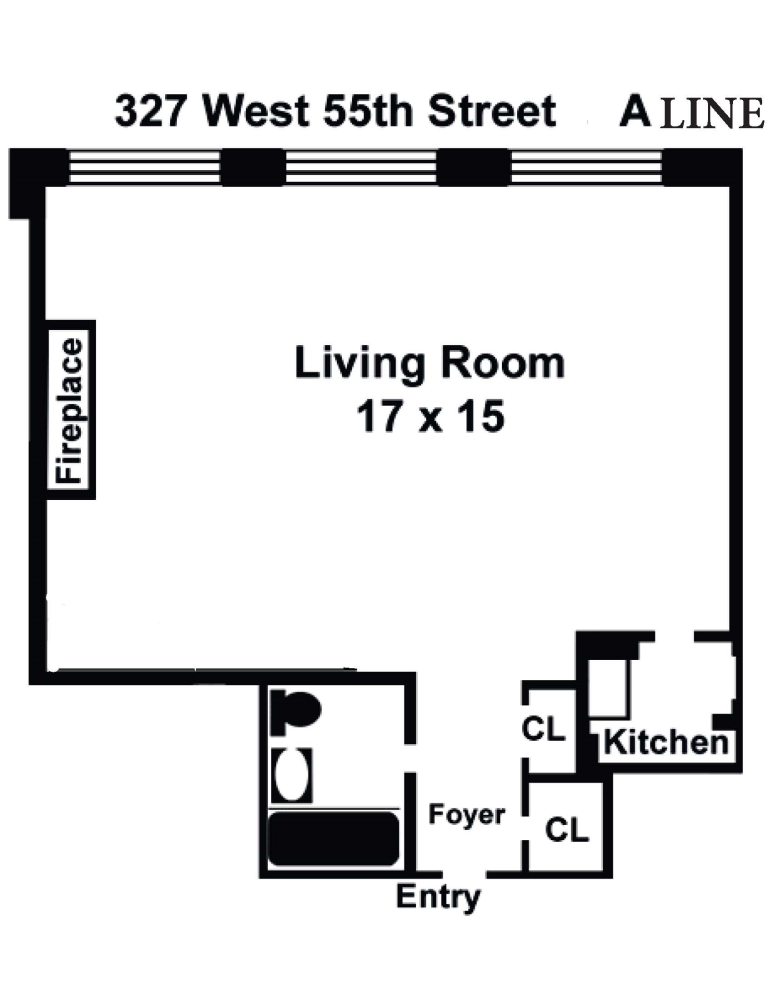 327 W 55TH Street 3A