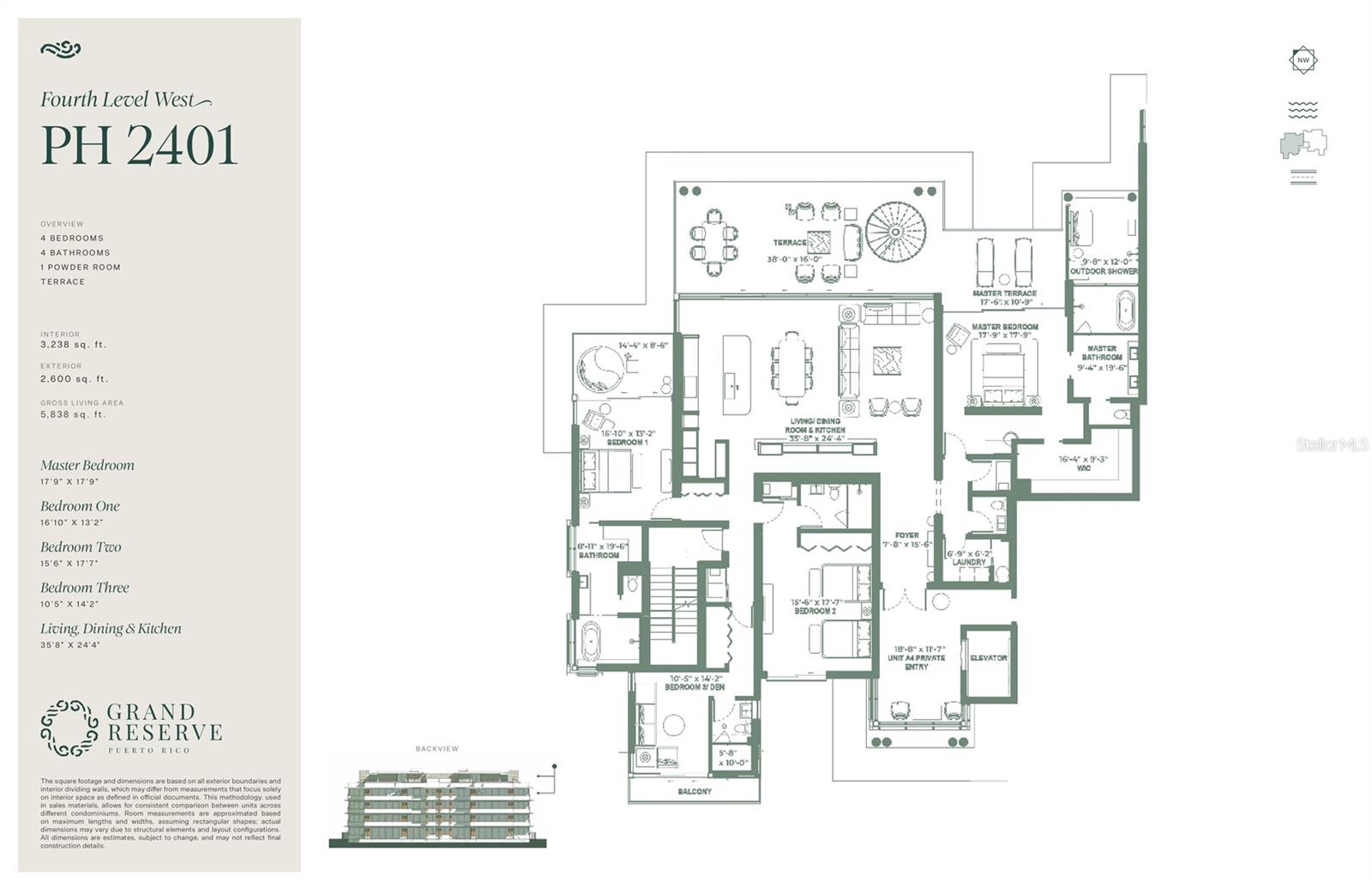500 MAREA RESIDENCES, COCO BEACH BLVD #2401