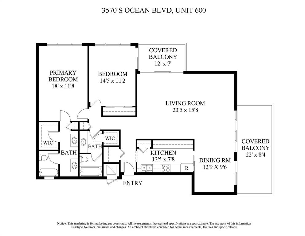3570 S Ocean Boulevard Unit: 600