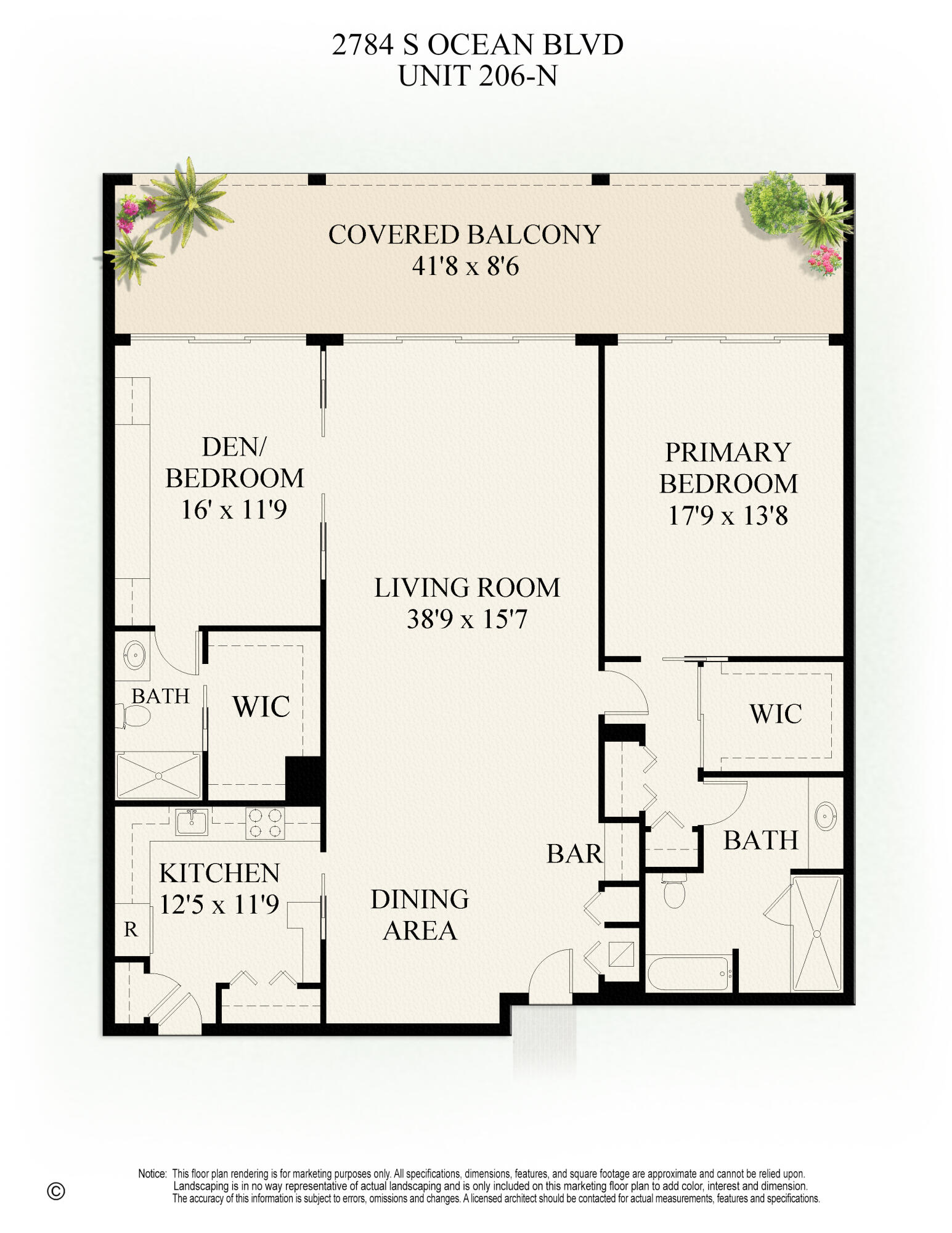 2784 S Ocean Boulevard Unit: 206n