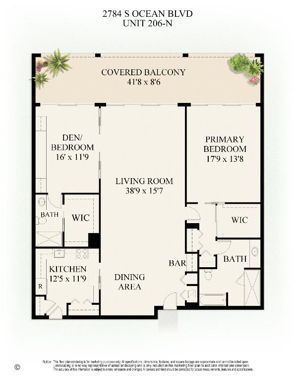 2784 S Ocean Boulevard Unit: 206n