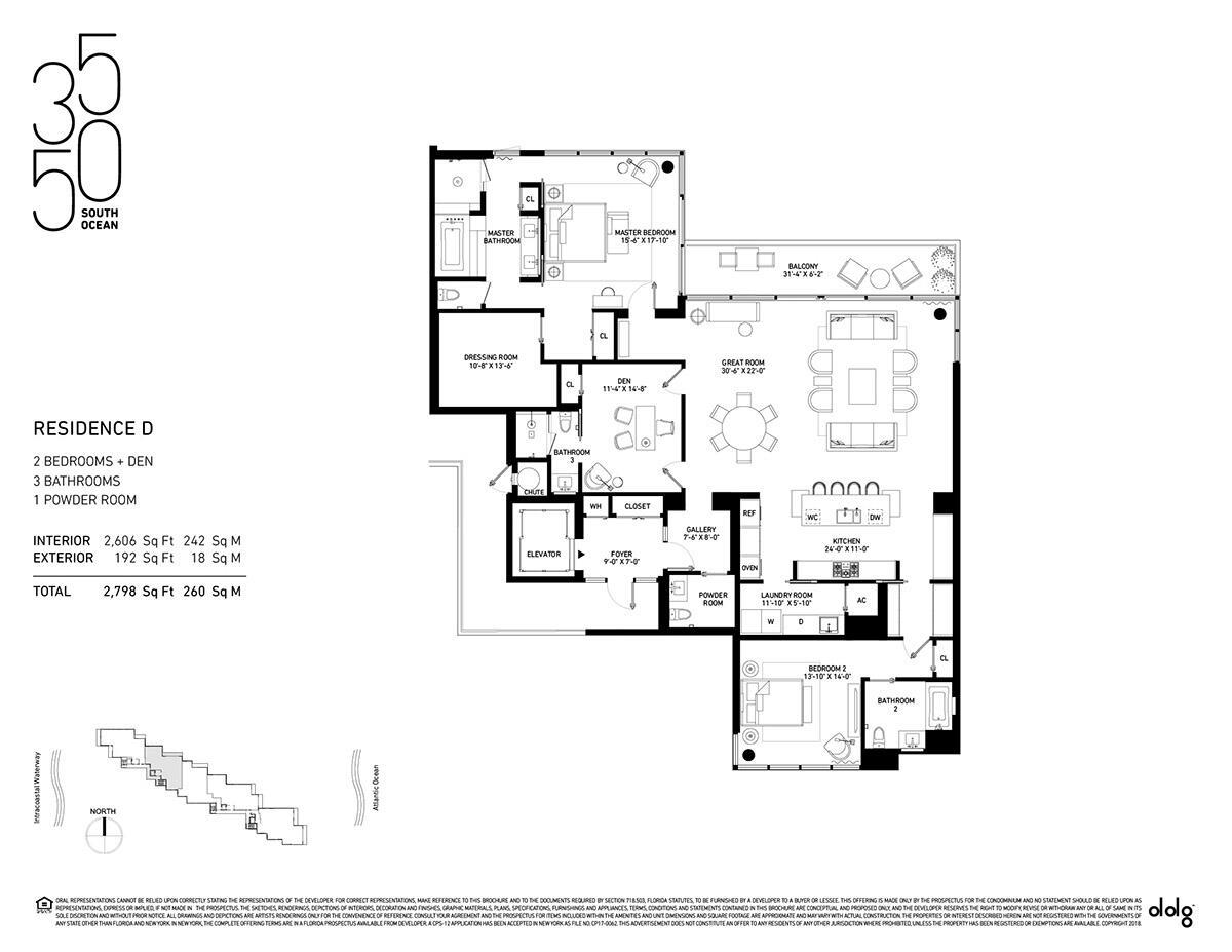 3550 S Ocean Boulevard Unit: 6d