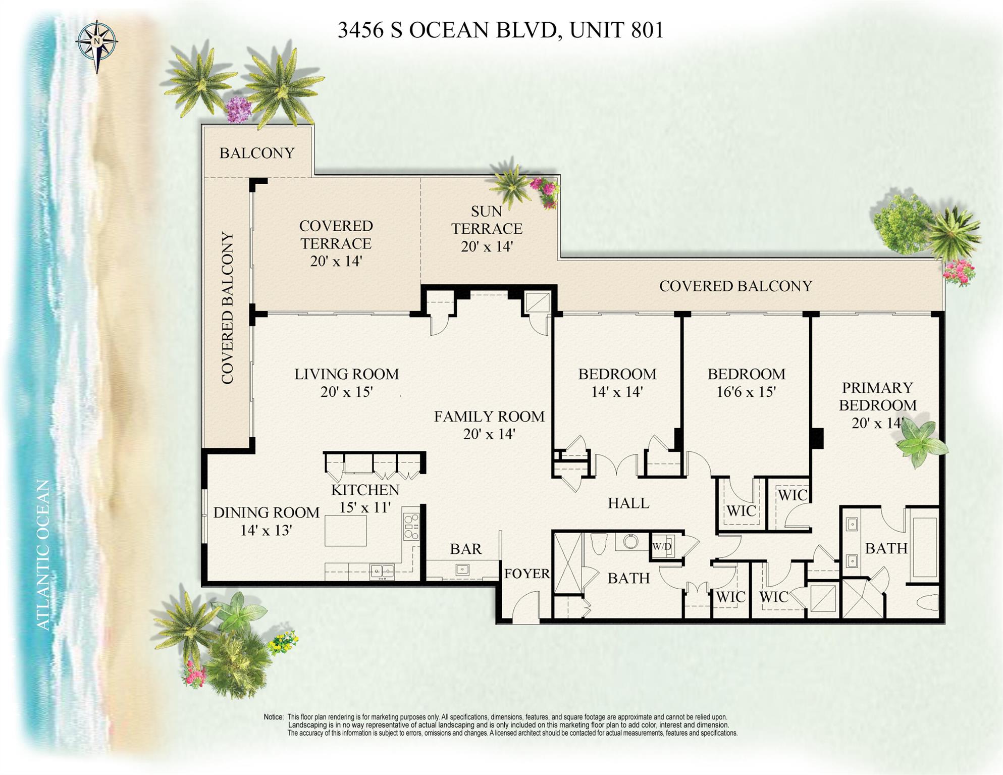 3456 S Ocean Boulevard 801