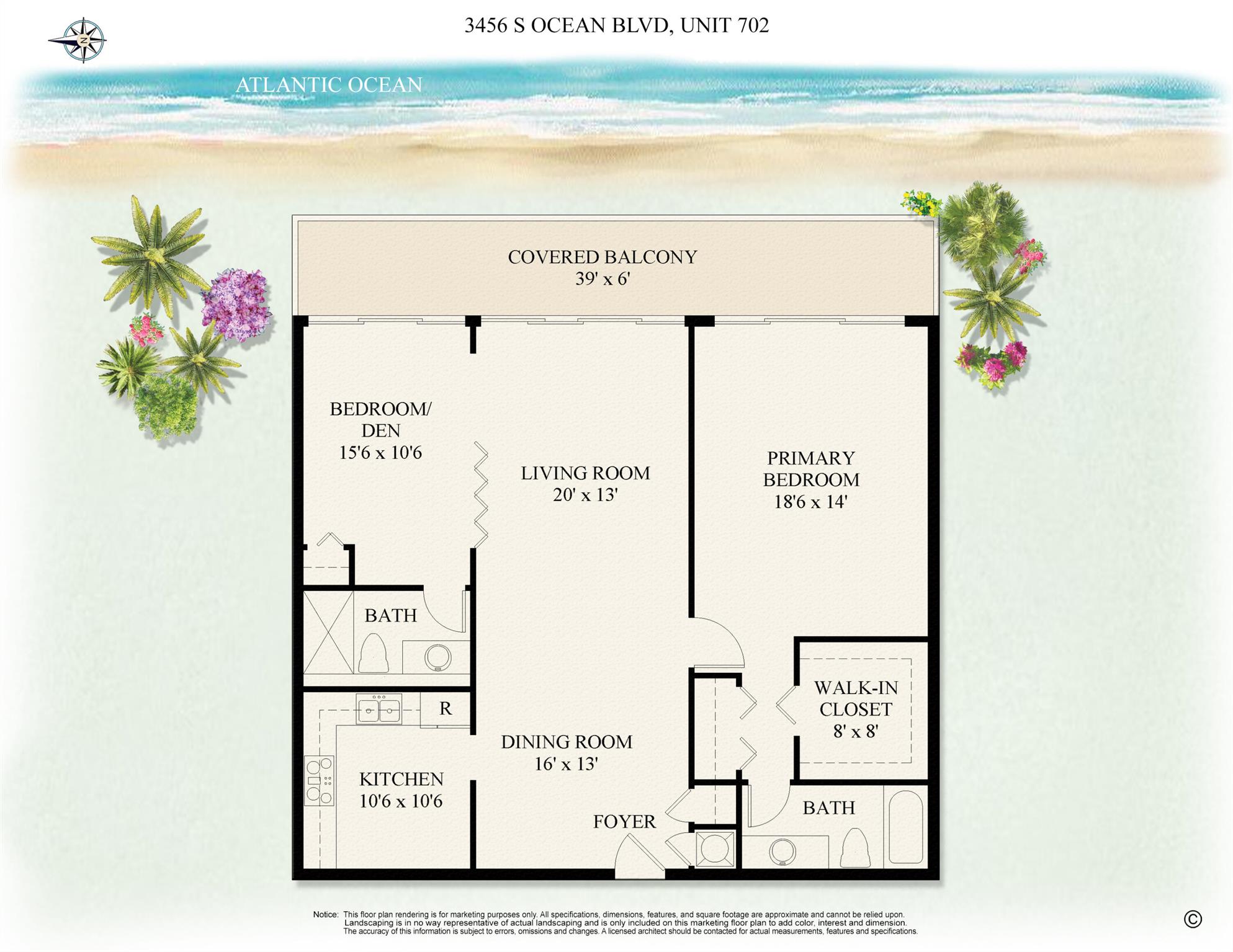 3456 S Ocean Boulevard 702