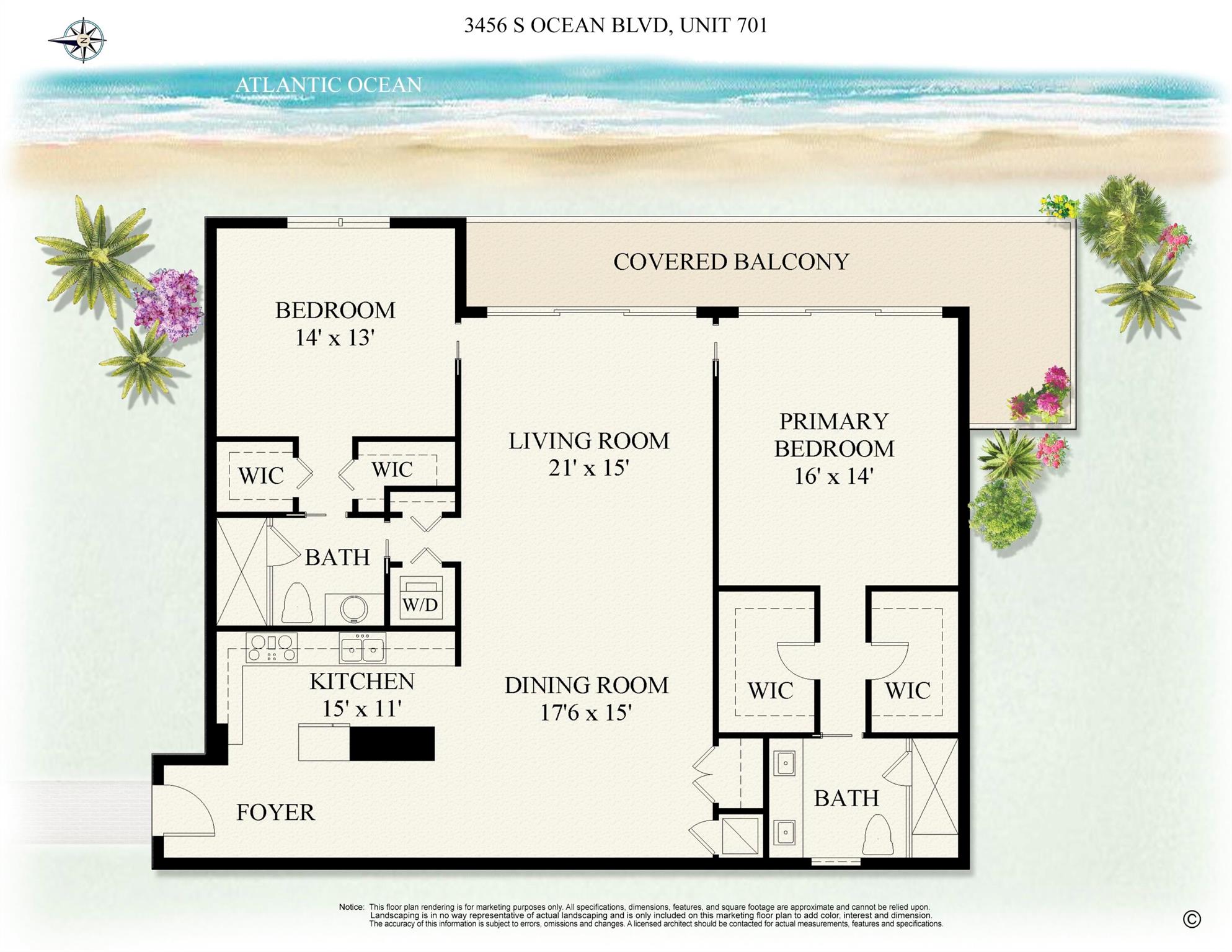 3456 S Ocean Boulevard 701