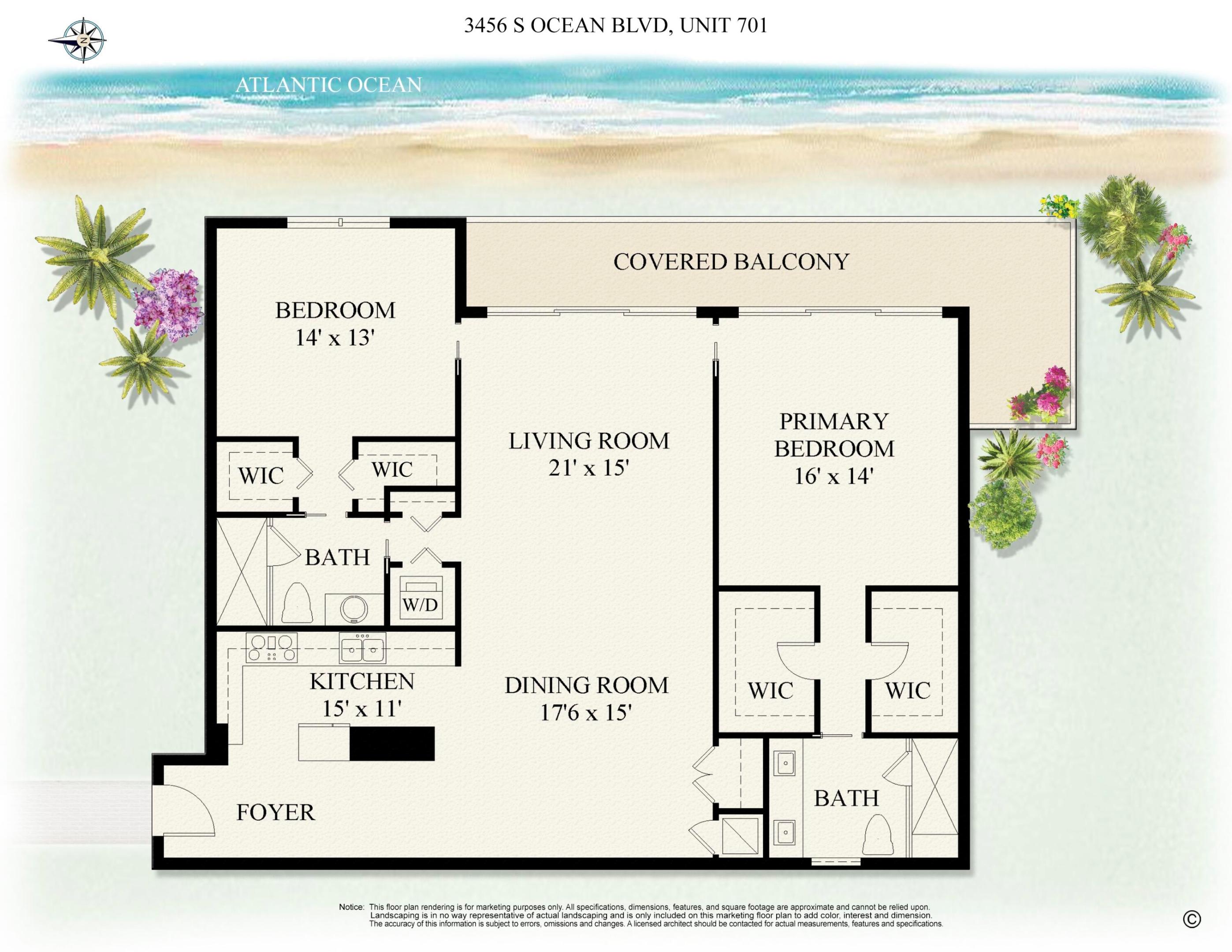 3456 S Ocean Boulevard 701