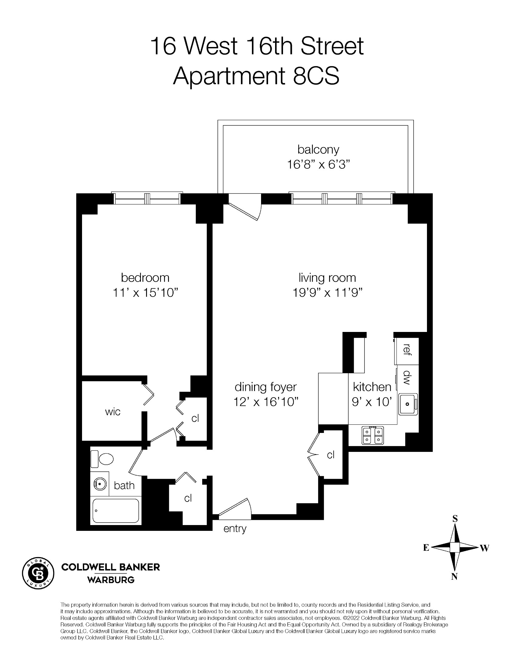 16 W 16th Street 8CS