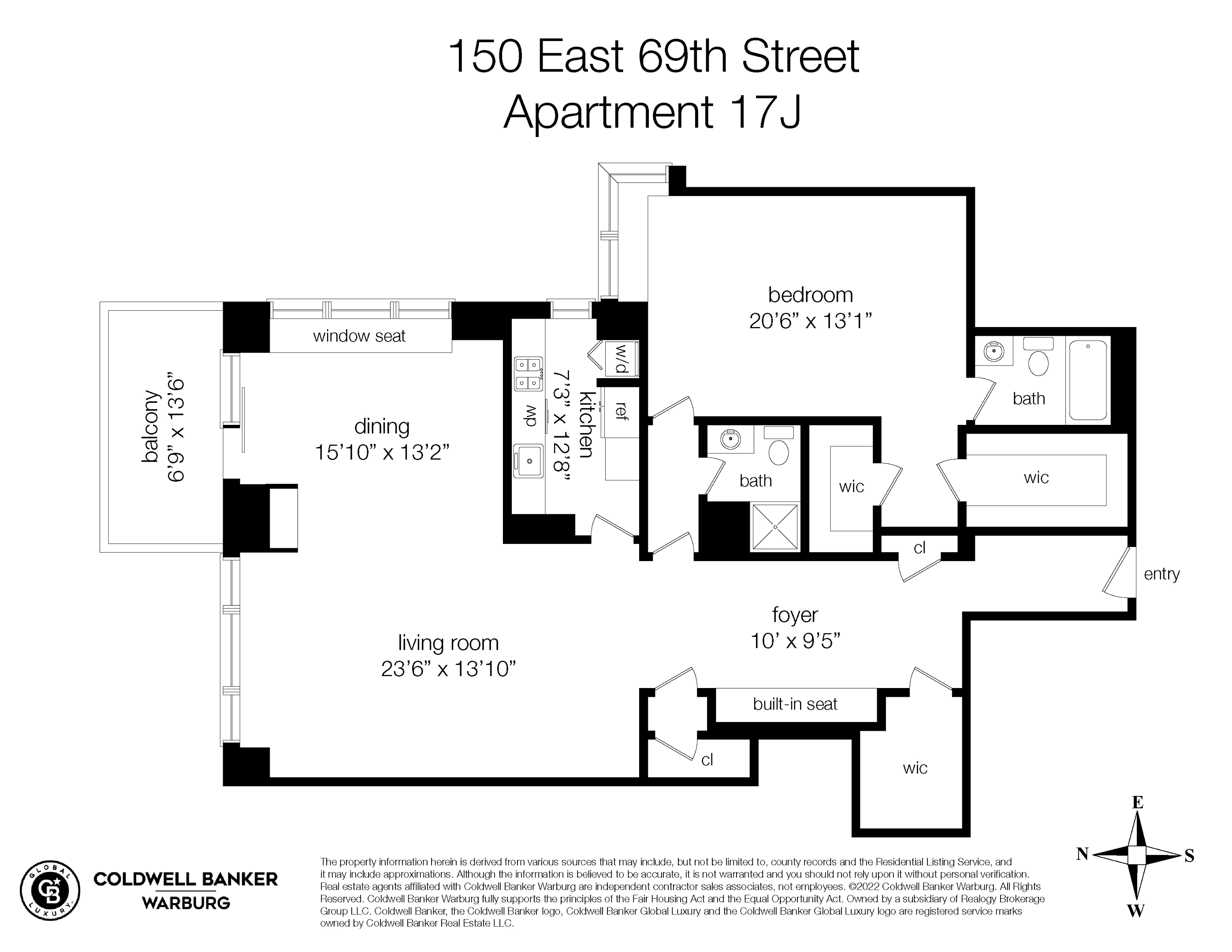 150 E 69th Street 17J