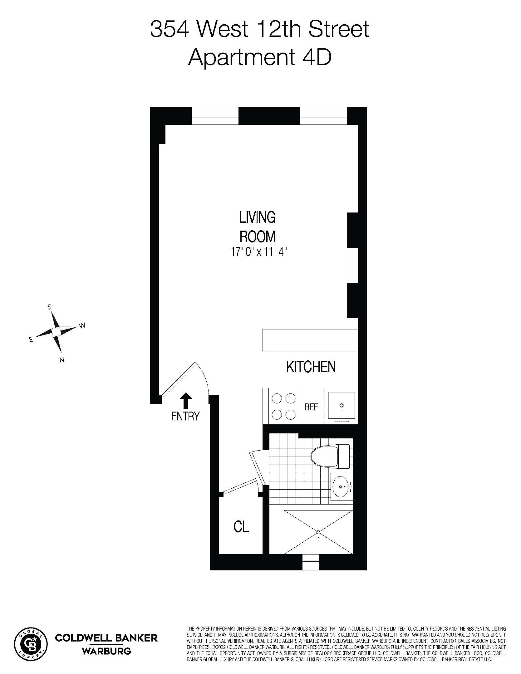350-354 W 12th Street 4D