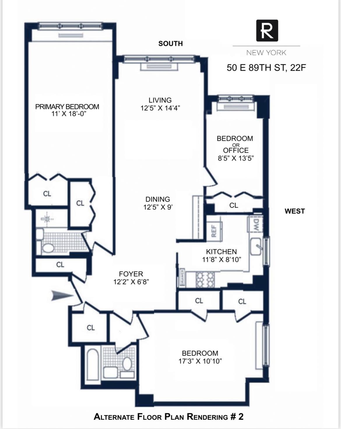 50 E 89th Street 22-F