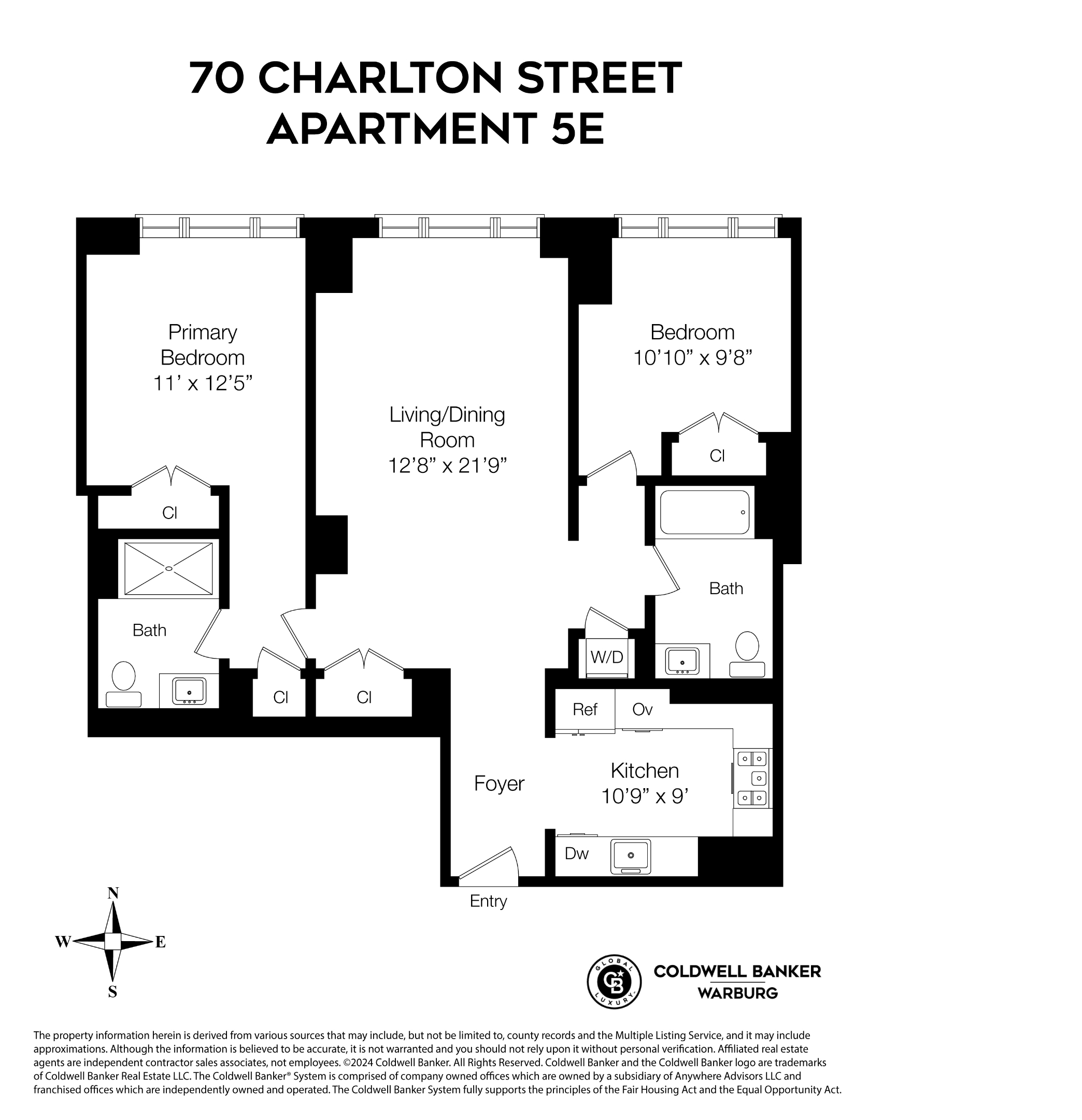 70 Charlton Street 5E