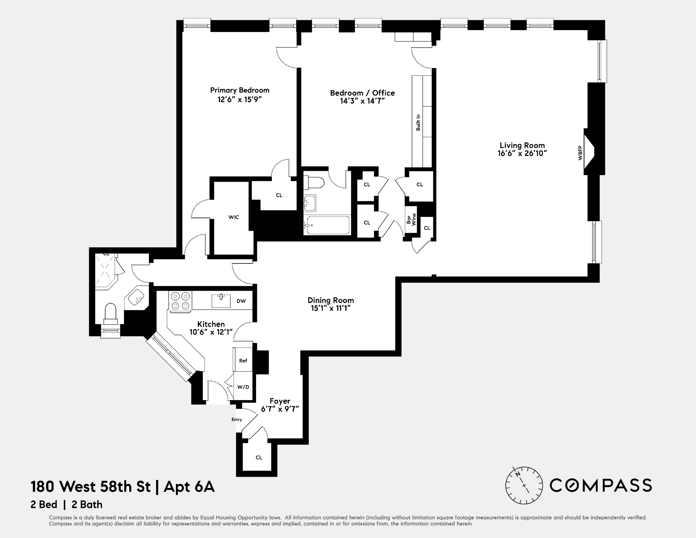 180 W 58th Street 6A